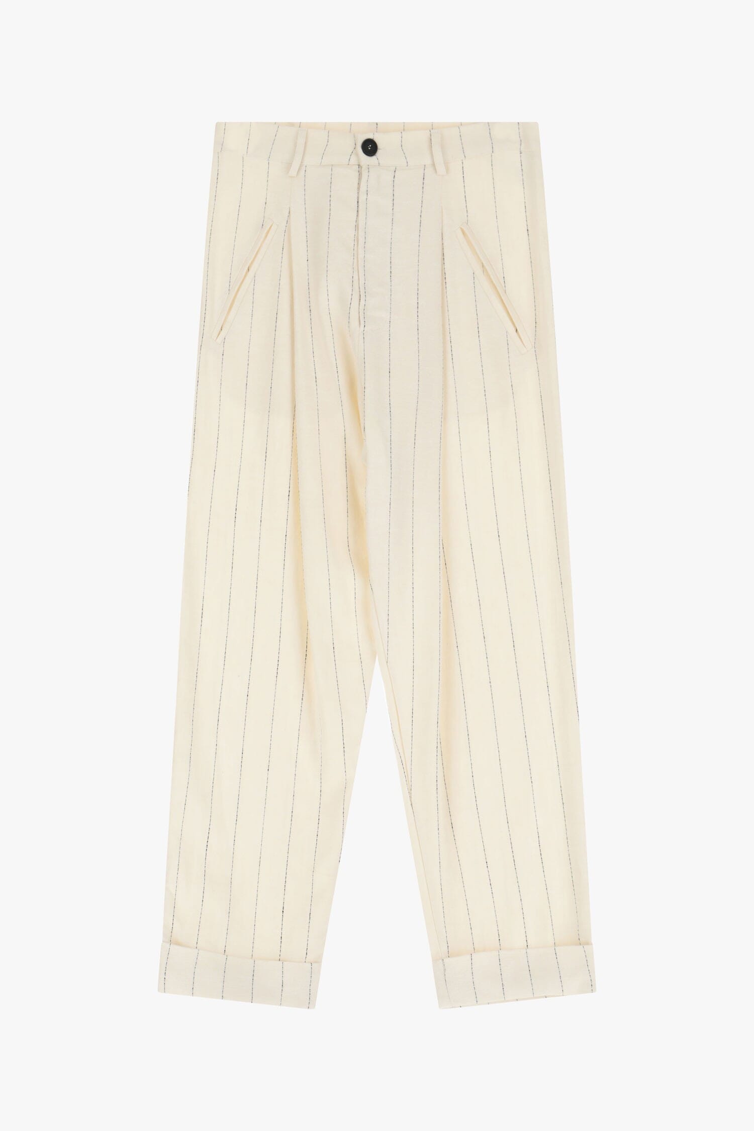 Pantalon large à rayures verticales Dixie