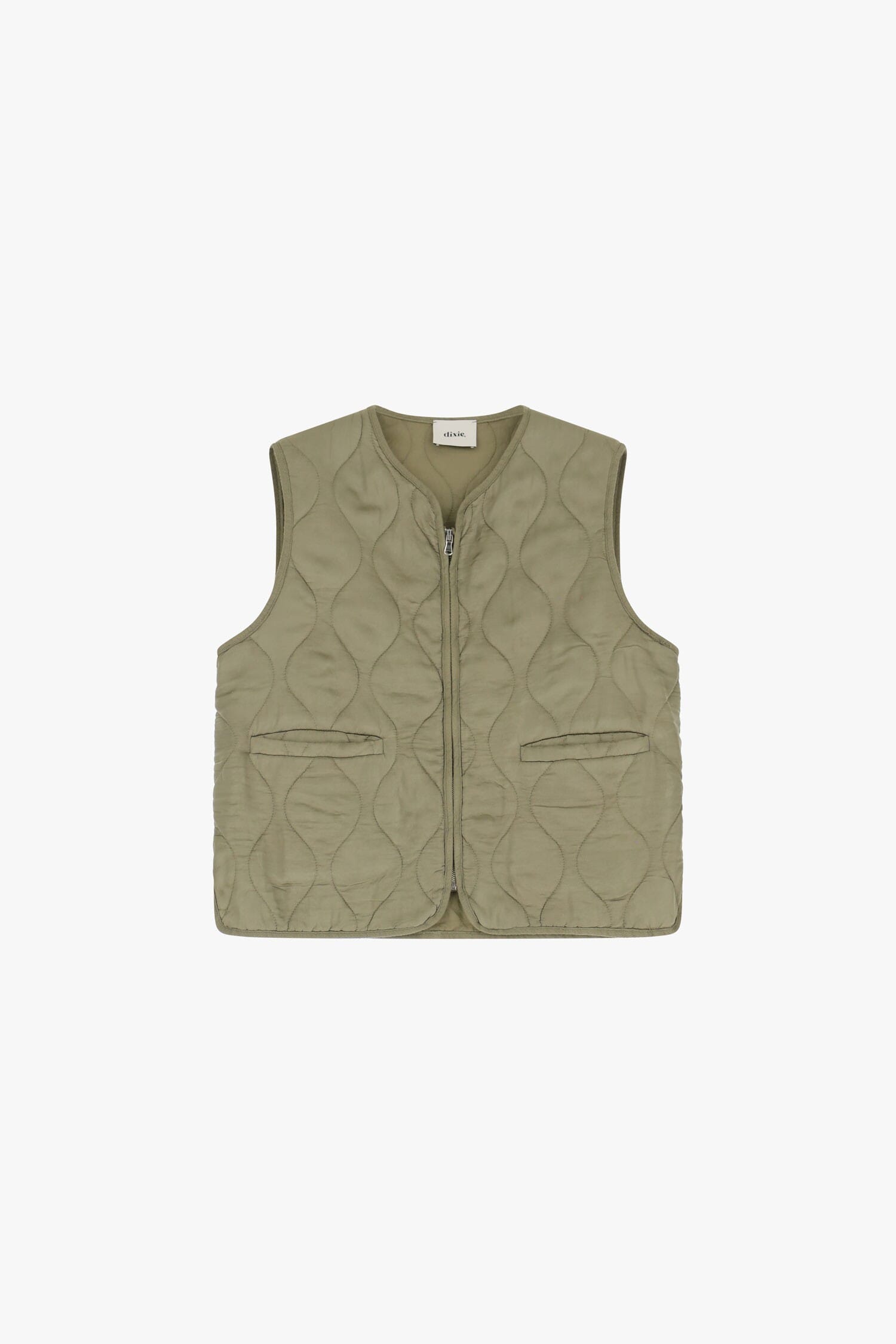 Gilet Trapuntato Con Tasche Pratiche Dixie