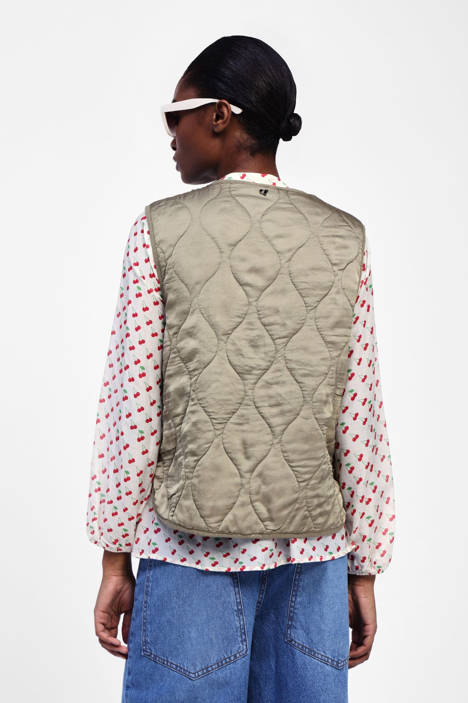 Gilet Trapuntato Con Tasche Pratiche Dixie