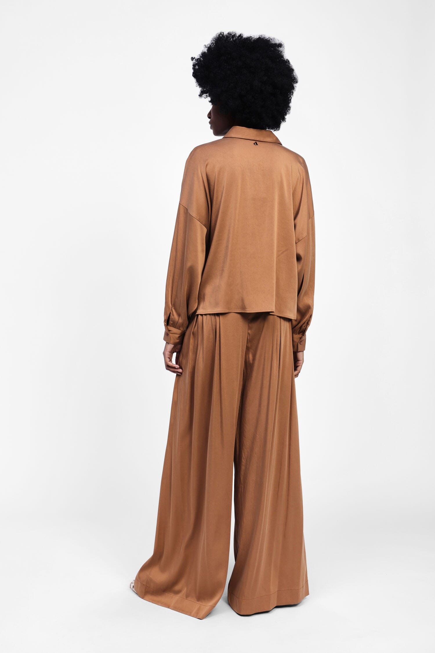 Dixie Wide Pleated Trousers