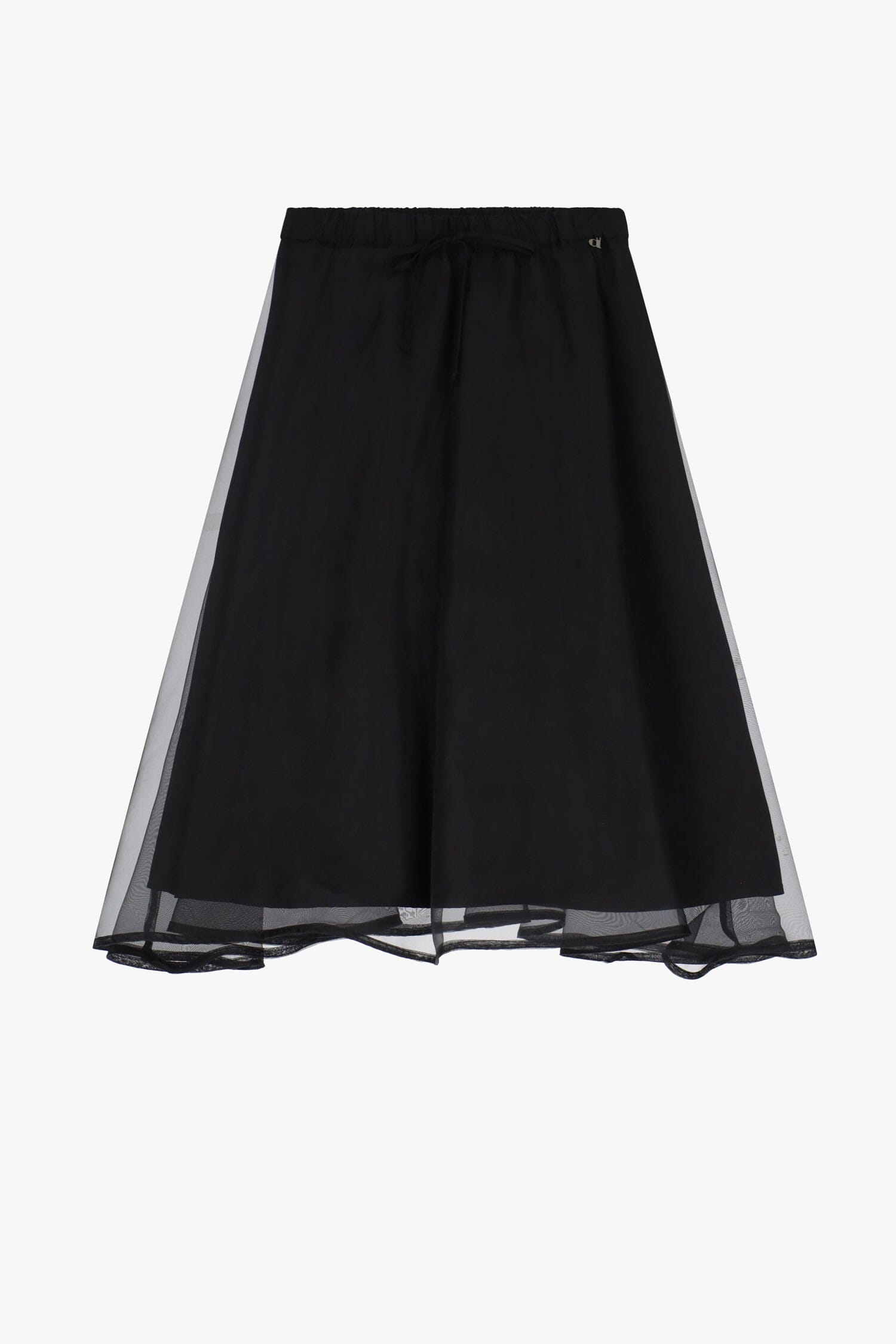 Jupe moyenne Dixie avec couches transparentes