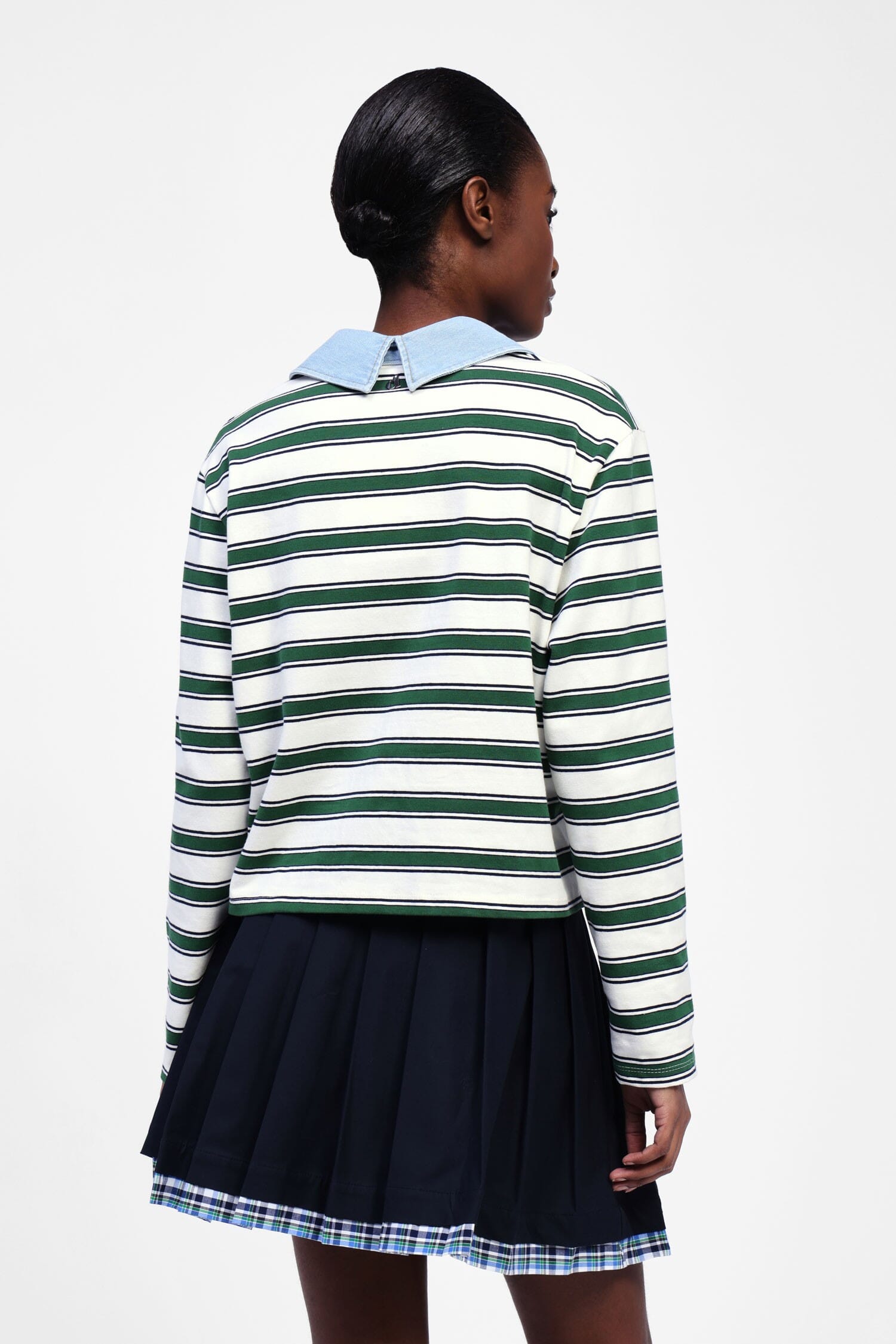 Gonna Corta A Pieghe Con Coulisse E Bordo Dixie