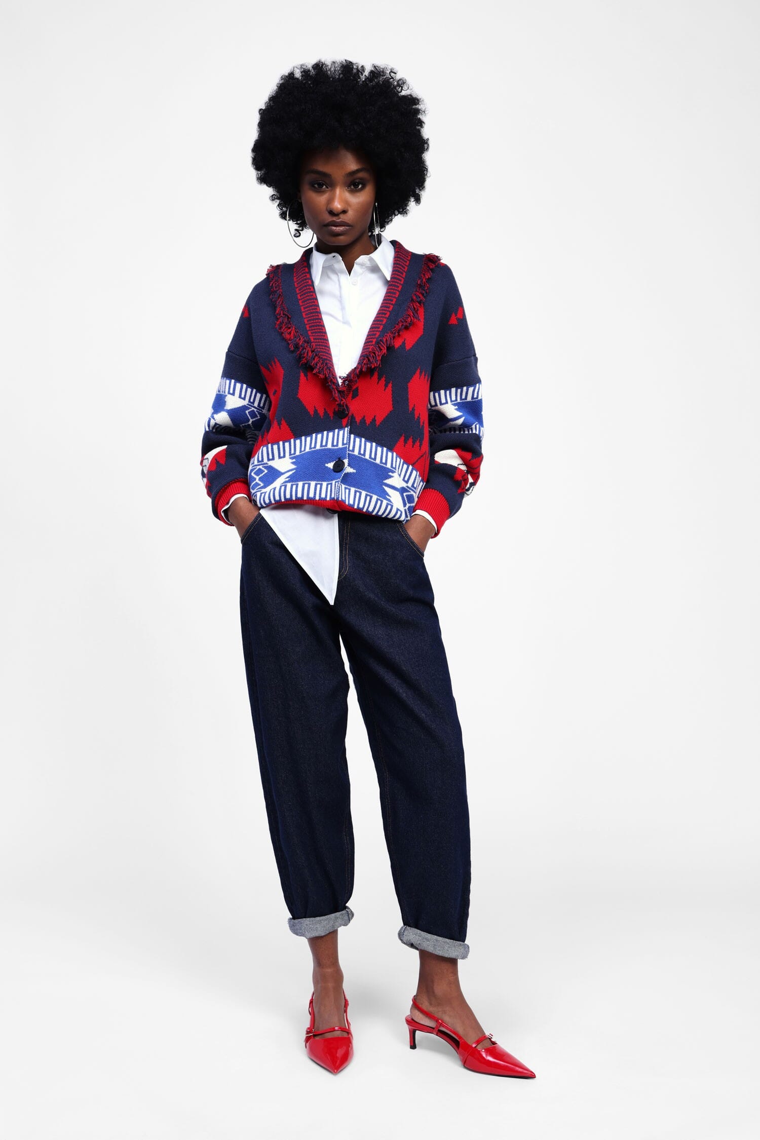 Jeans Con Taglio Tapered E Vita Alta Dixie