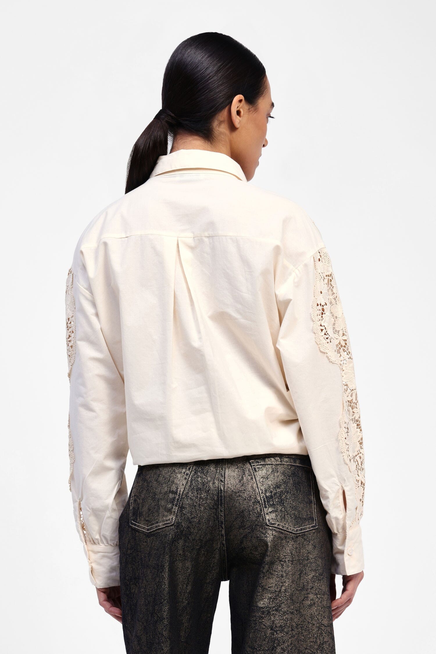 Camicia Traforata Con Chiusura Frontale Dixie