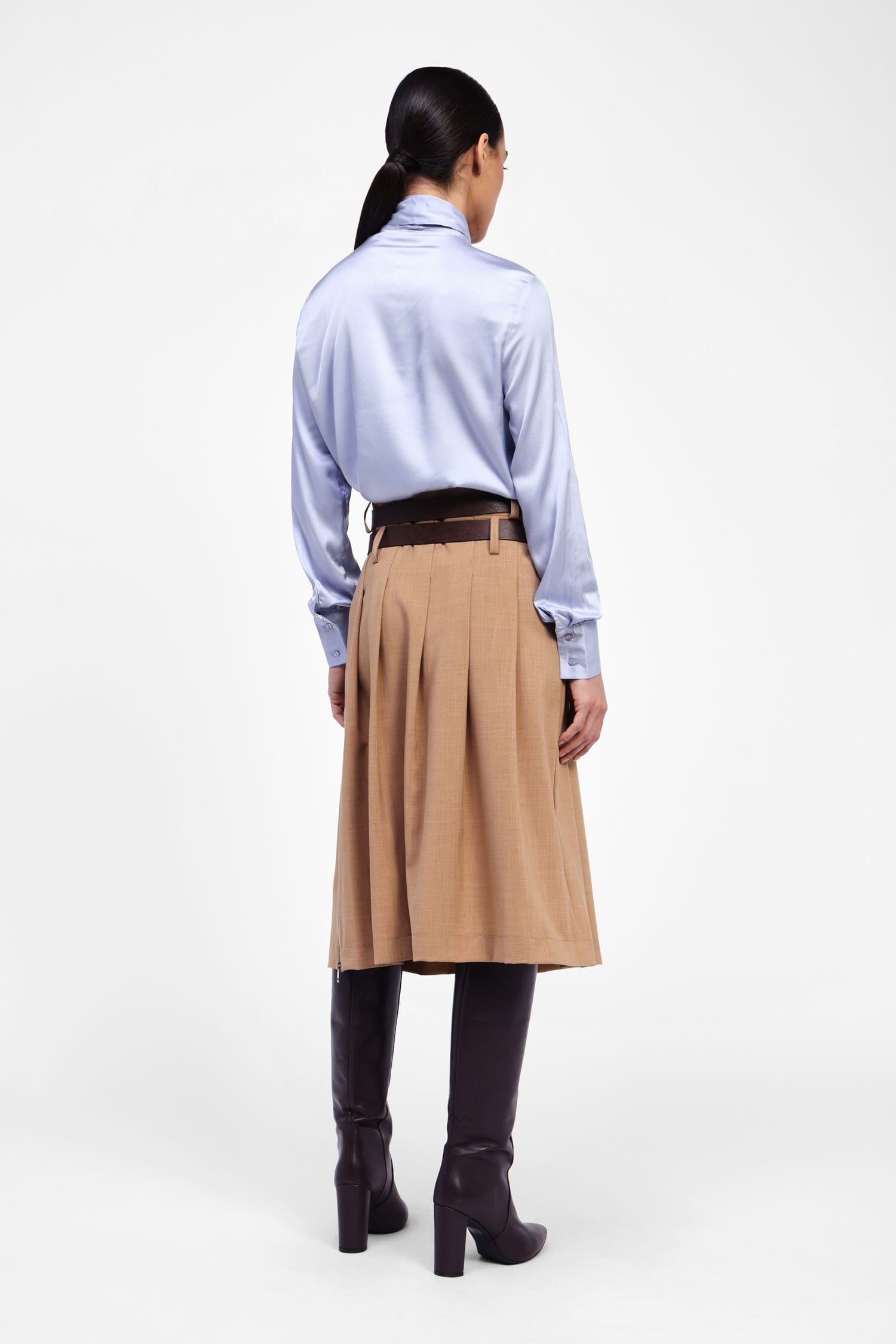 Gonna Plissettata Con Cinture Decorative Dixie