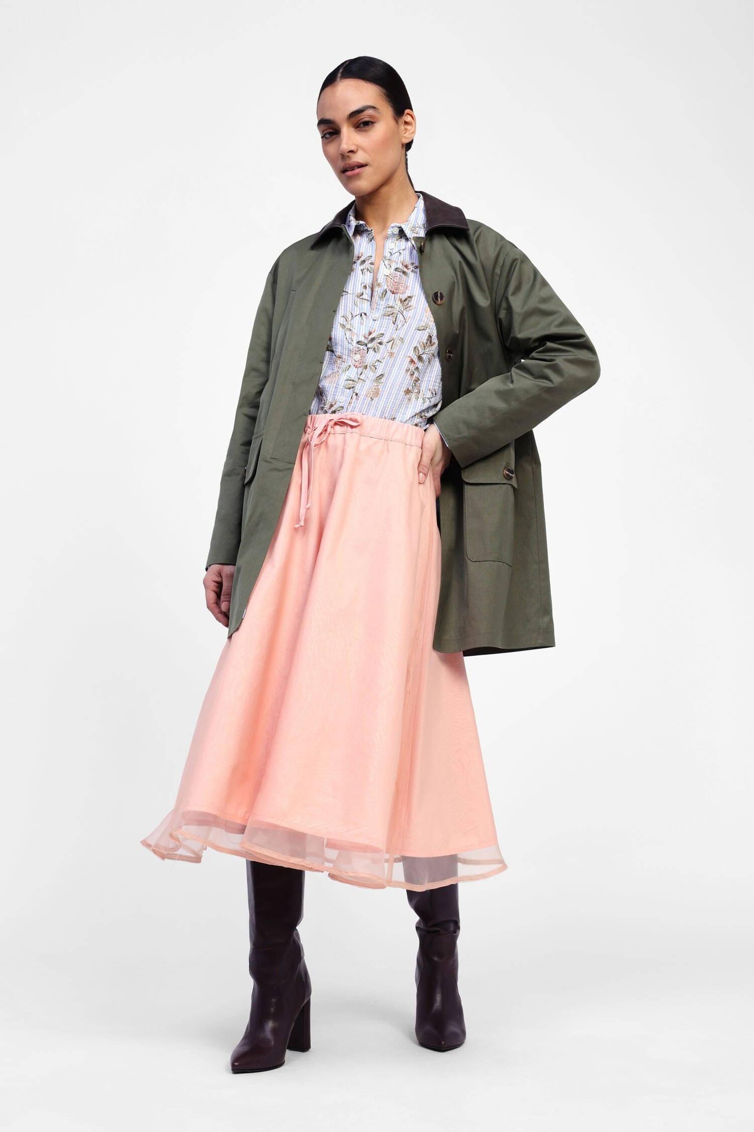 Jupe avec tulle et nœud Dixie