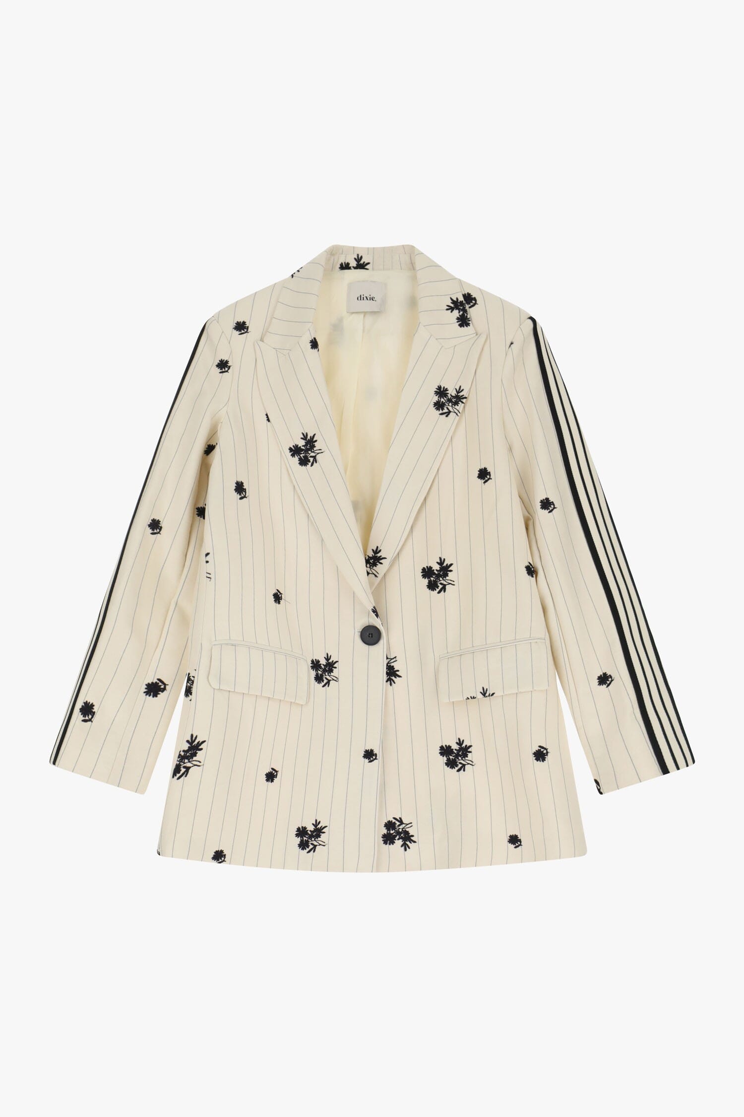 Blazer A Righe E Fiori Dixie