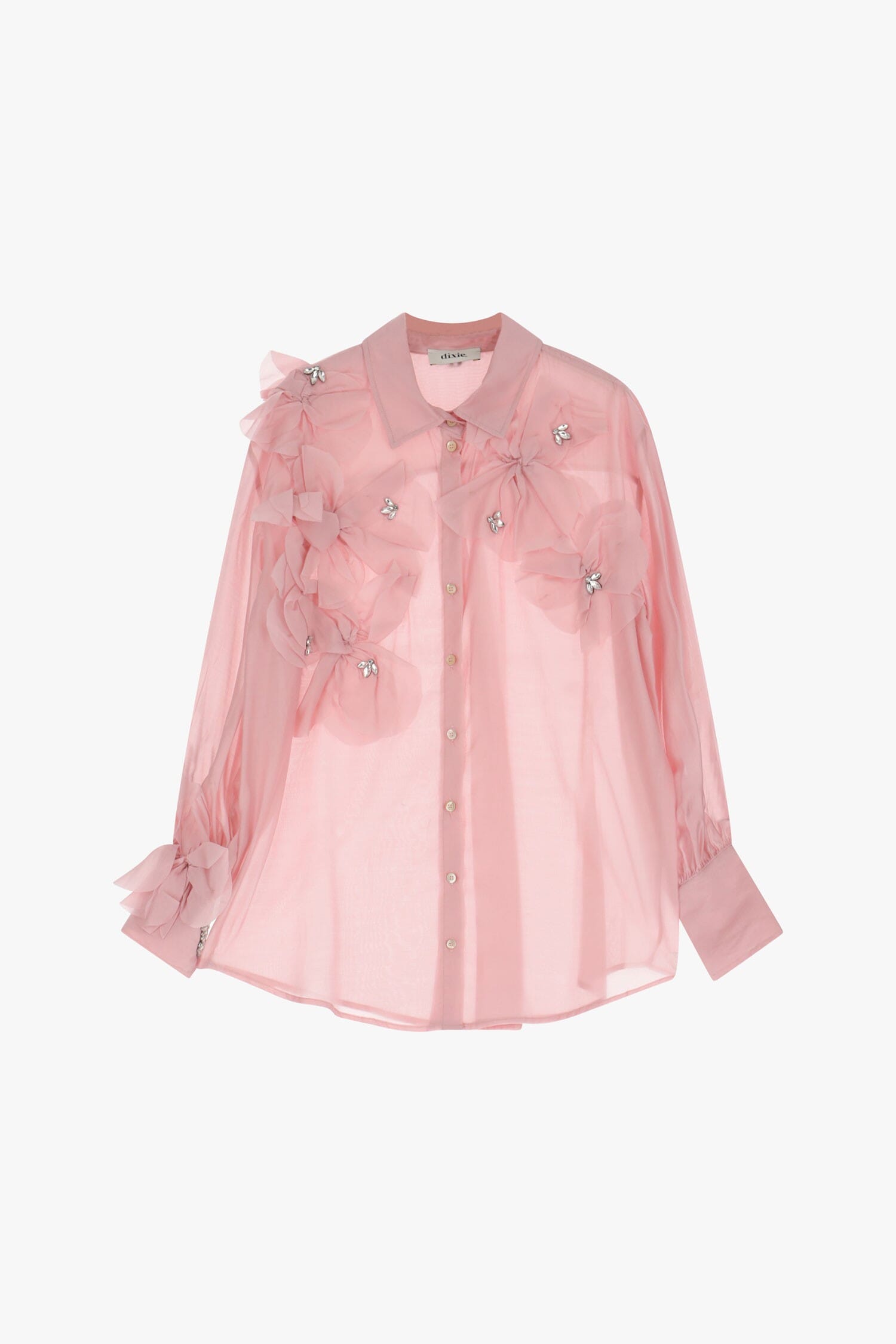 Camicia Con Dettagli Floreali Dixie