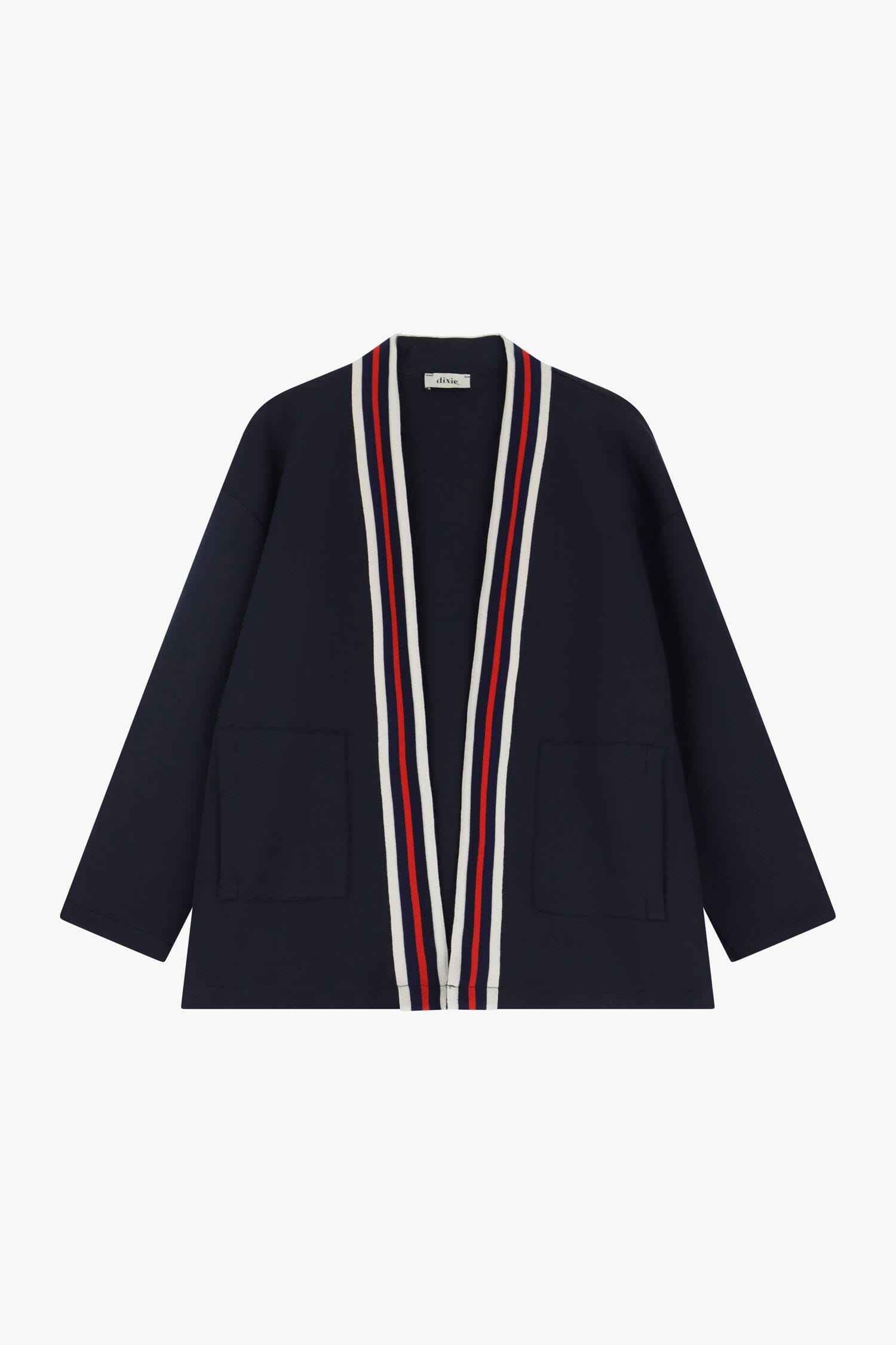 Sweatshirt With Open Neck And Pockets Dixie