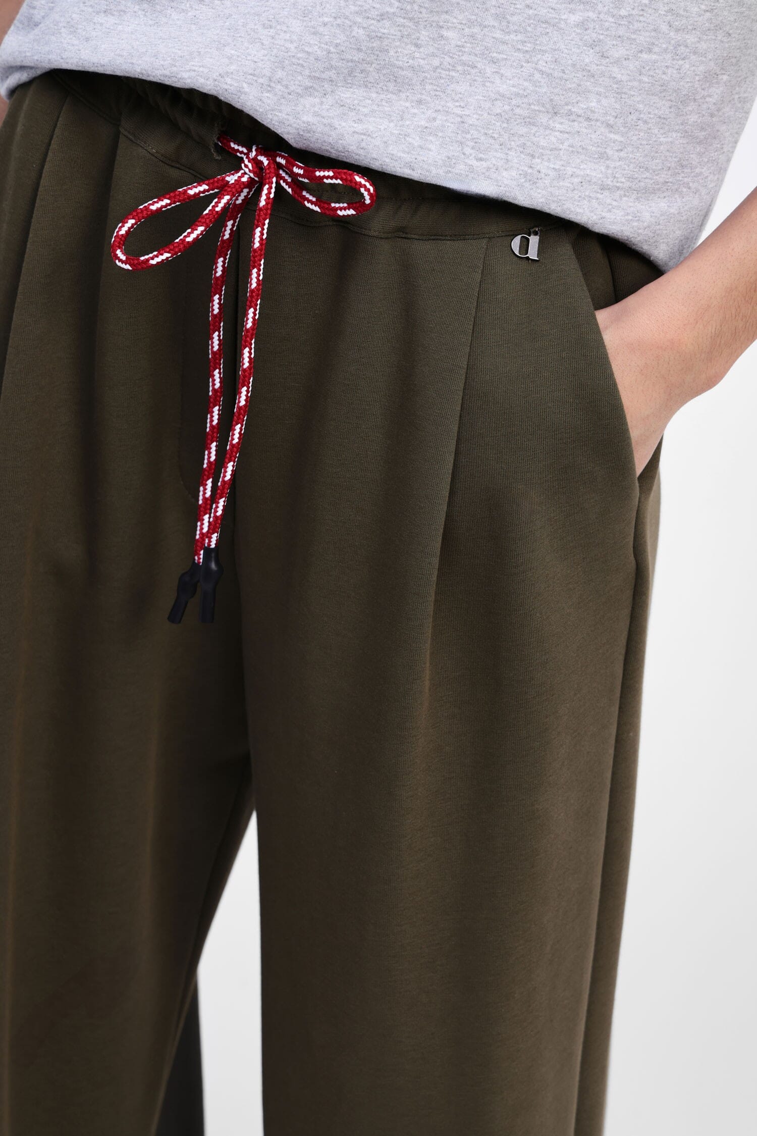 Dixie Drawstring Wide Leg Trousers
