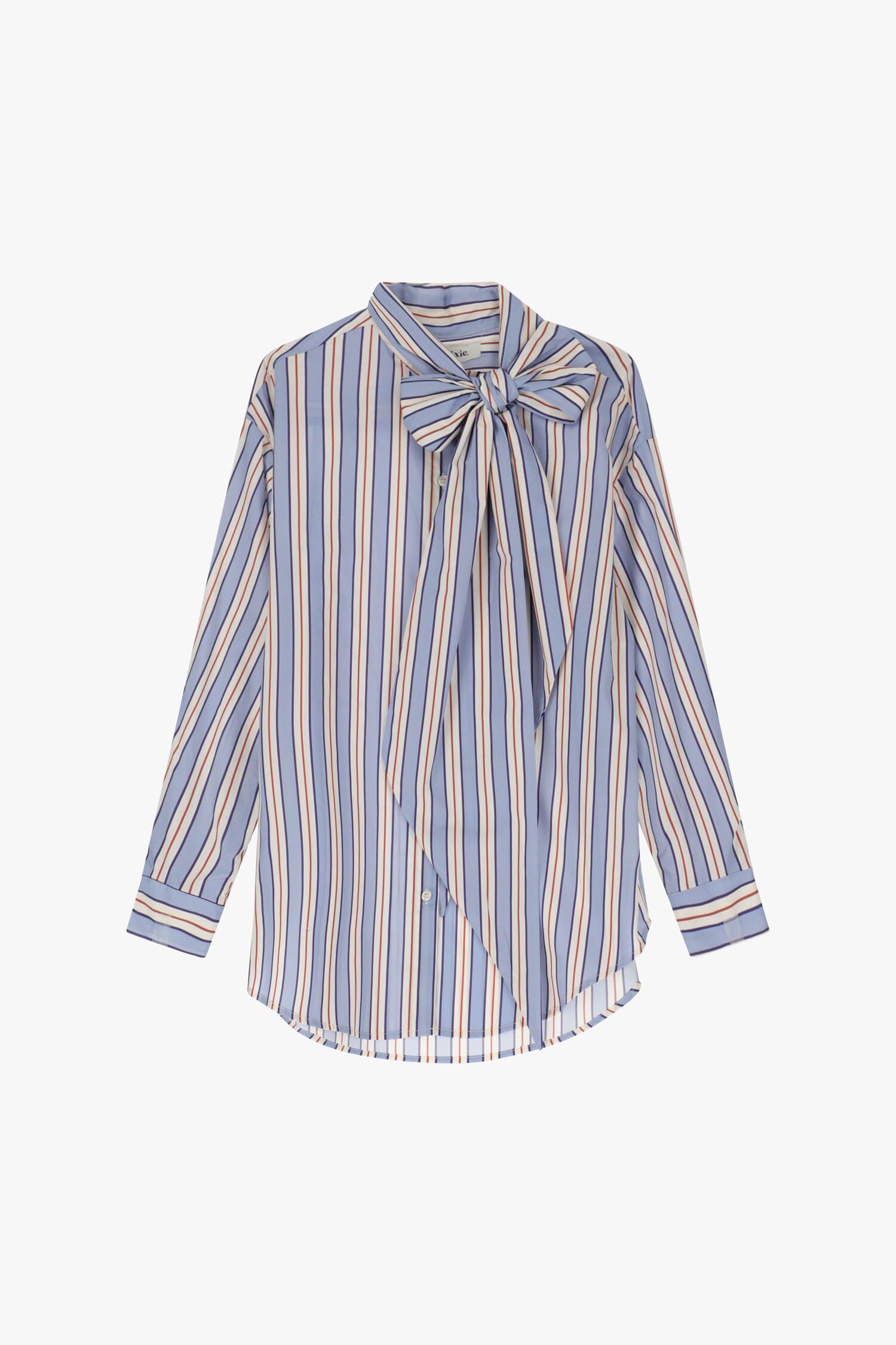 Camicia A Righe Con Fiocco Dixie