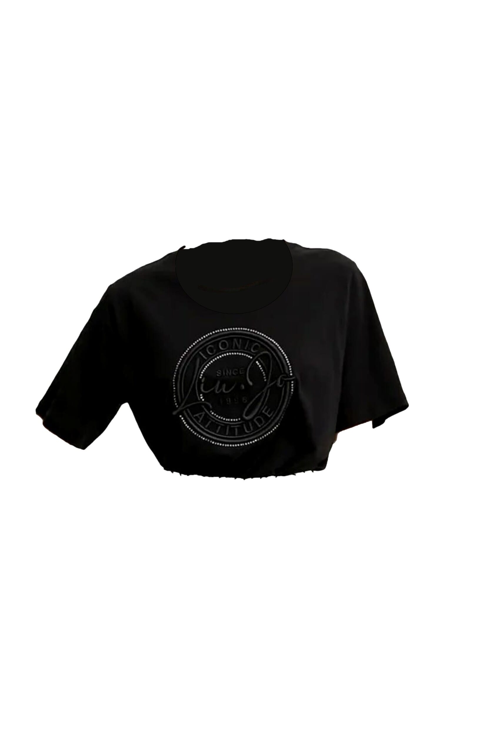 T-Shirt Lunga Con Logo Liu Jo