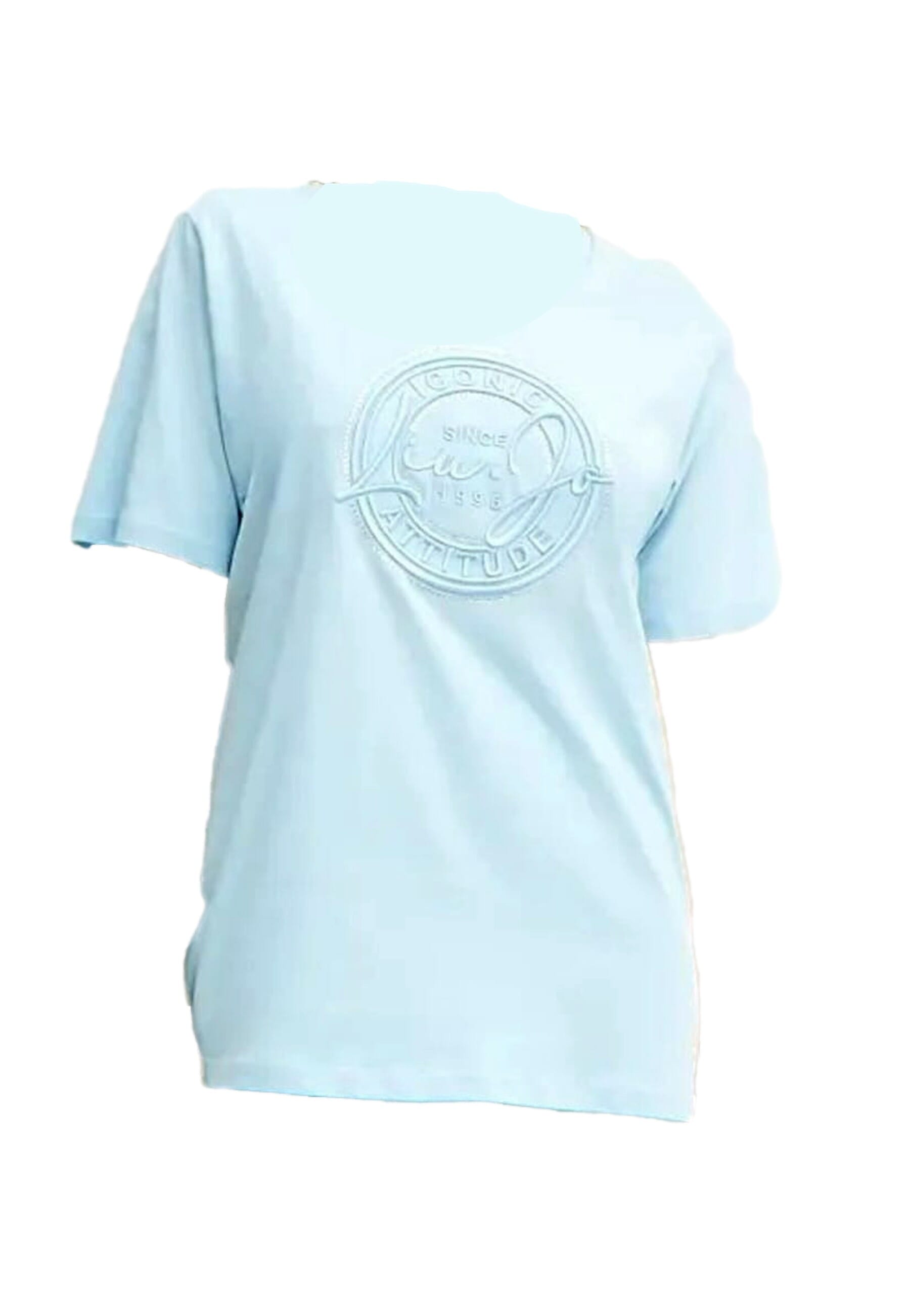 T-Shirt Lunga Con Logo Liu Jo