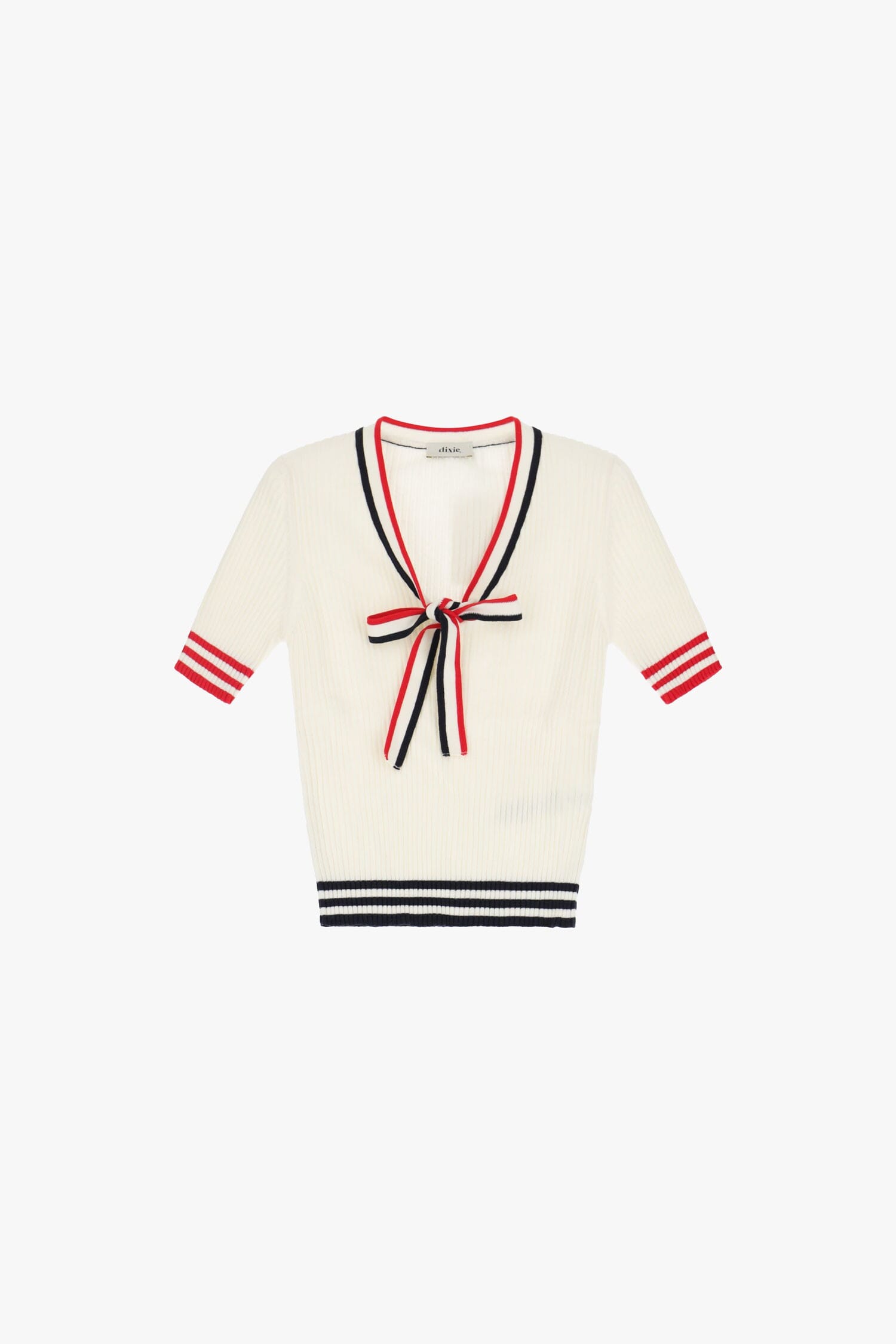 Dixie V-Neck Striped Sweater