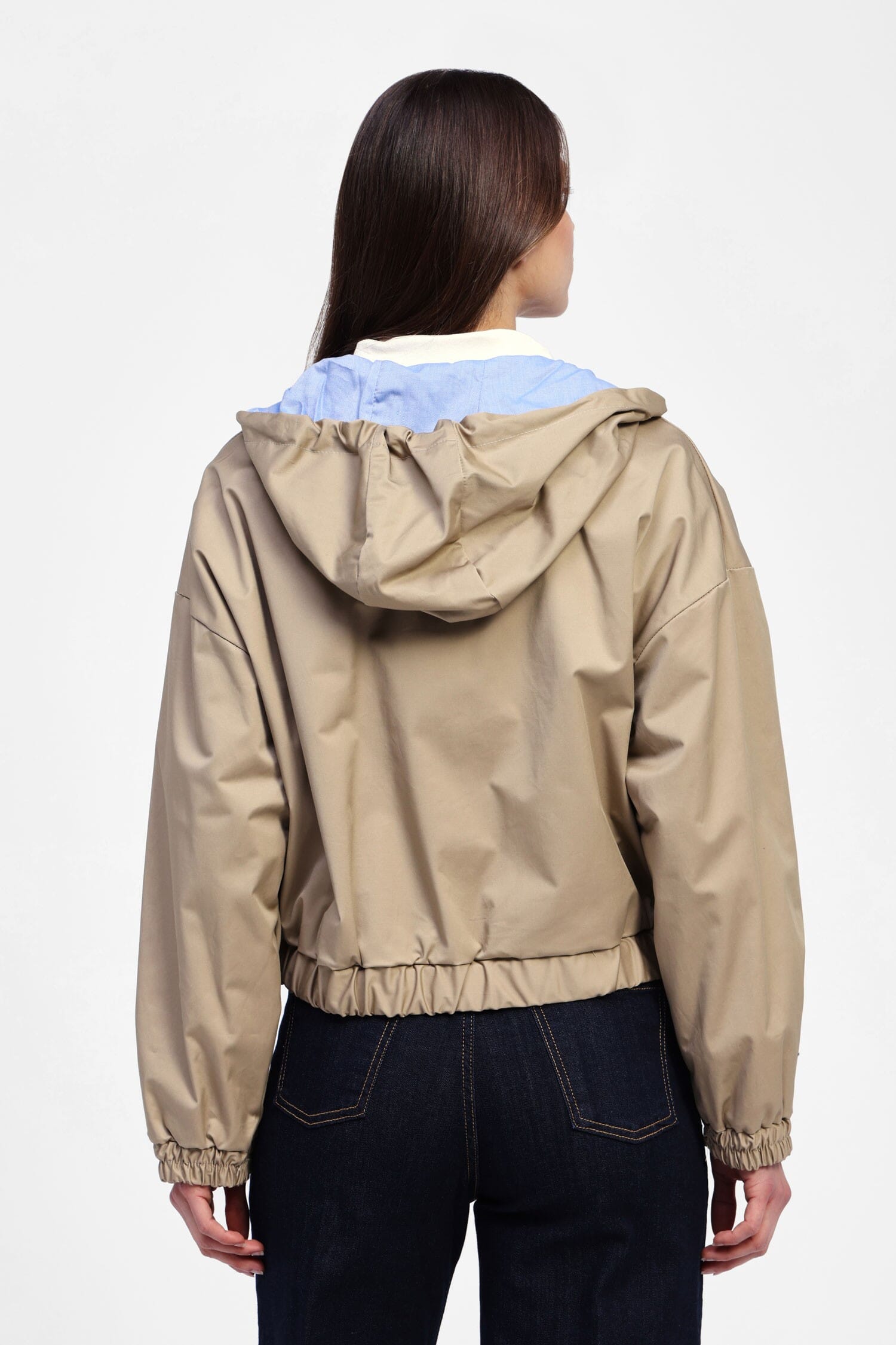 Dixie Adjustable Hooded Short Jacket