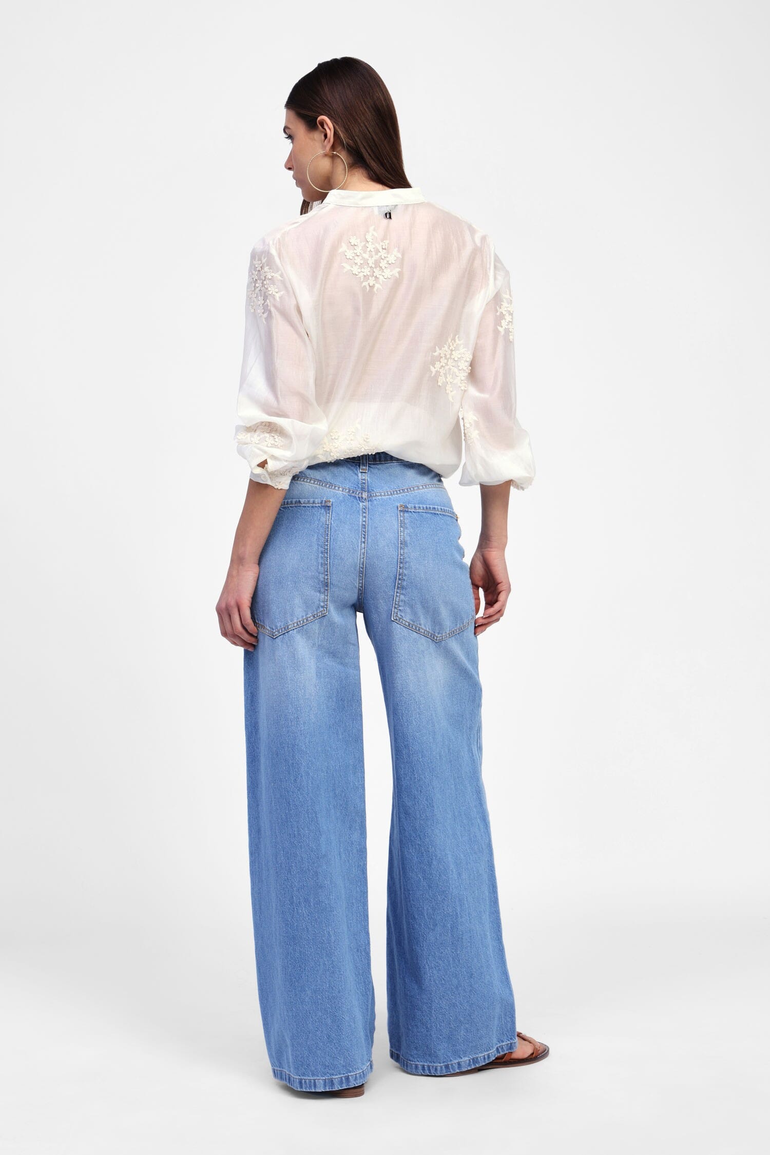 Jeans Ampi Con Dettagli Borchiati Dixie