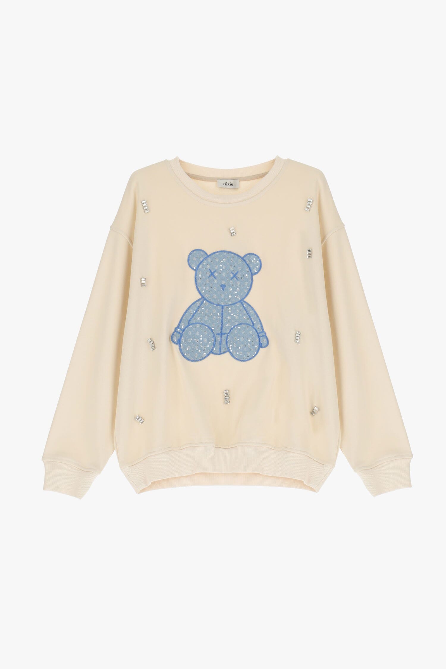 Sweatshirt With Appliqués And Dixie Bear