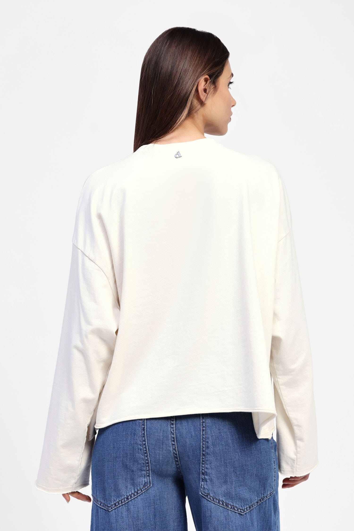 Sweatshirt With Dixie Decorative Hearts