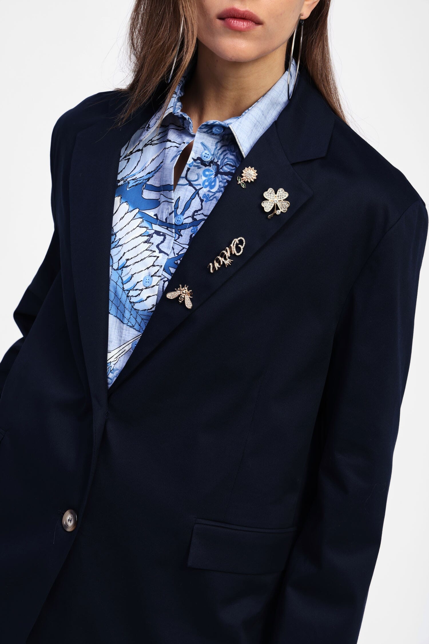 Blazer Con Dettaglio Spilla E Tasche Dixie