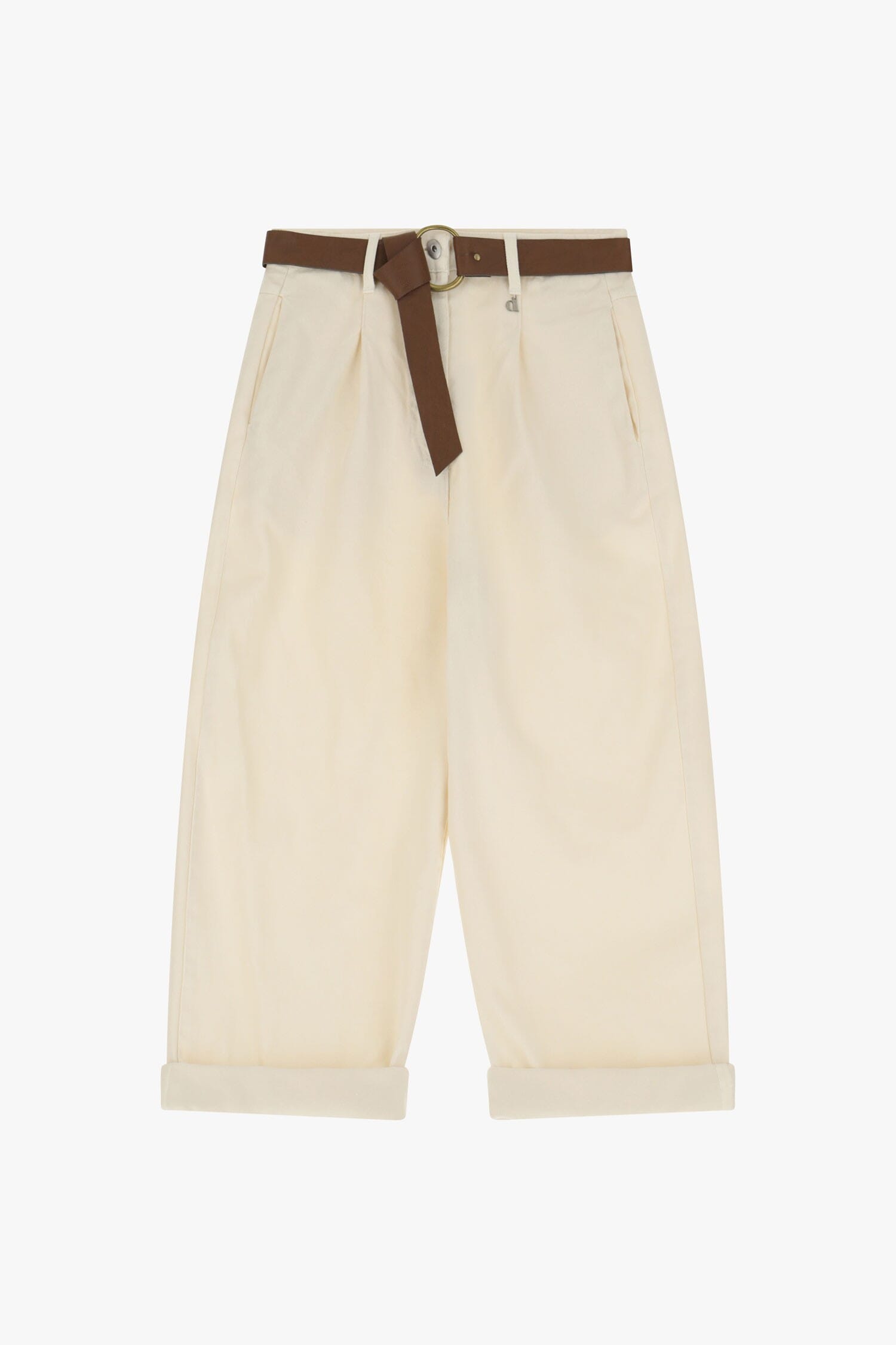 Pantaloni A Gamba Ampia Con Cintura Dixie