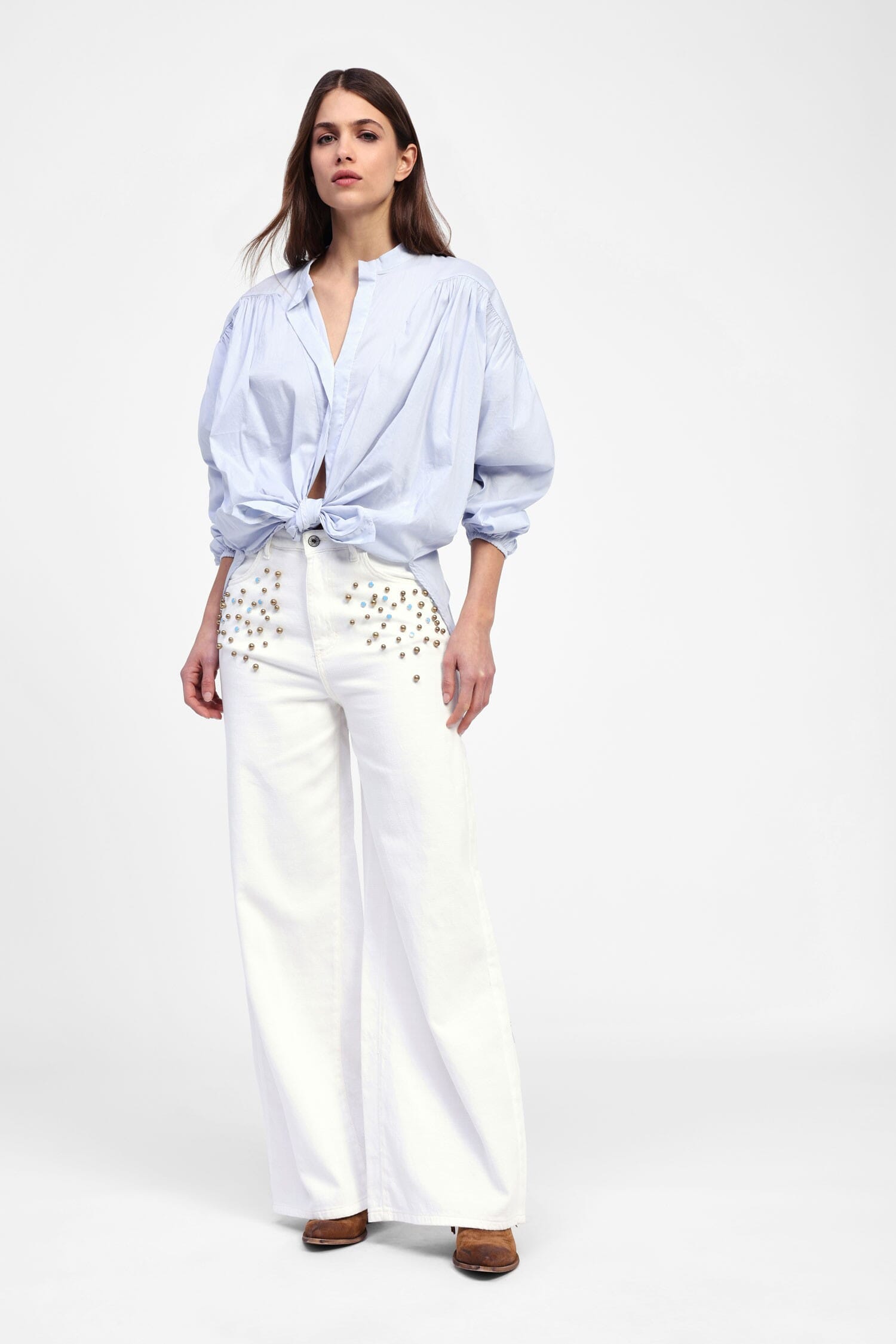 Jeans Ampi Con Dettagli Decorativi Dixie