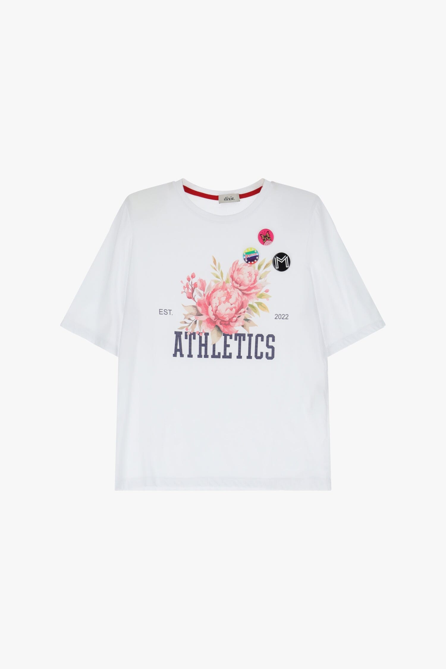 Short-sleeved T-Shirt With Print And Dixie Pins