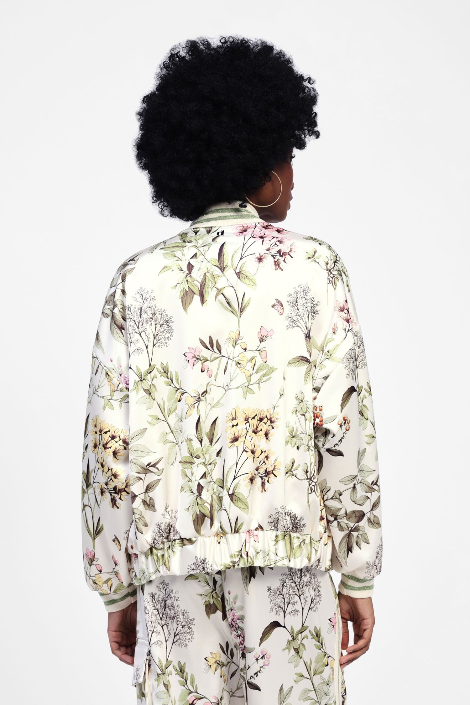 Giubbotto Bomber Con Motivo Floreale Dixie