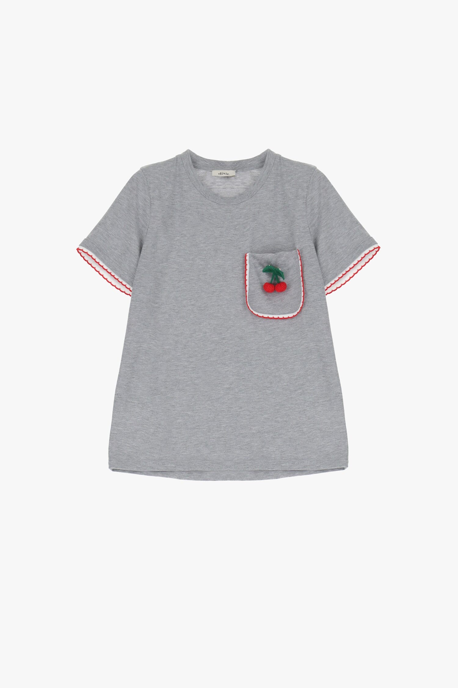 Short-sleeved T-Shirt With Dixie Decorated Pocket