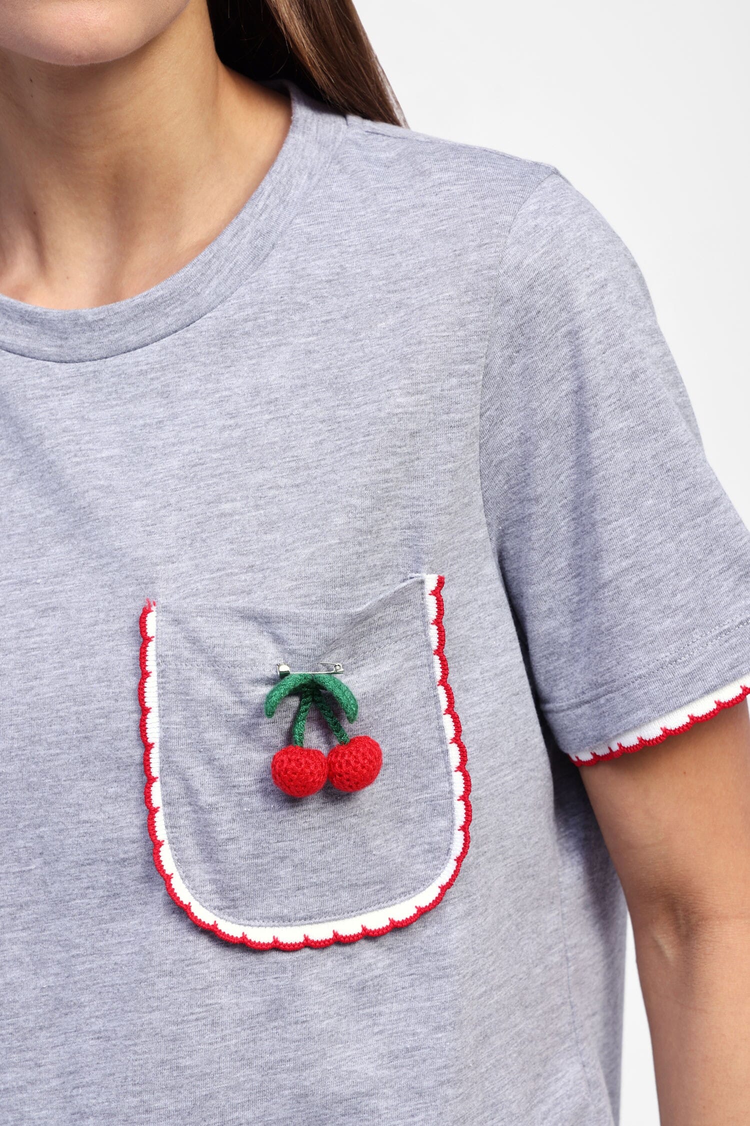 Short-sleeved T-Shirt With Dixie Decorated Pocket