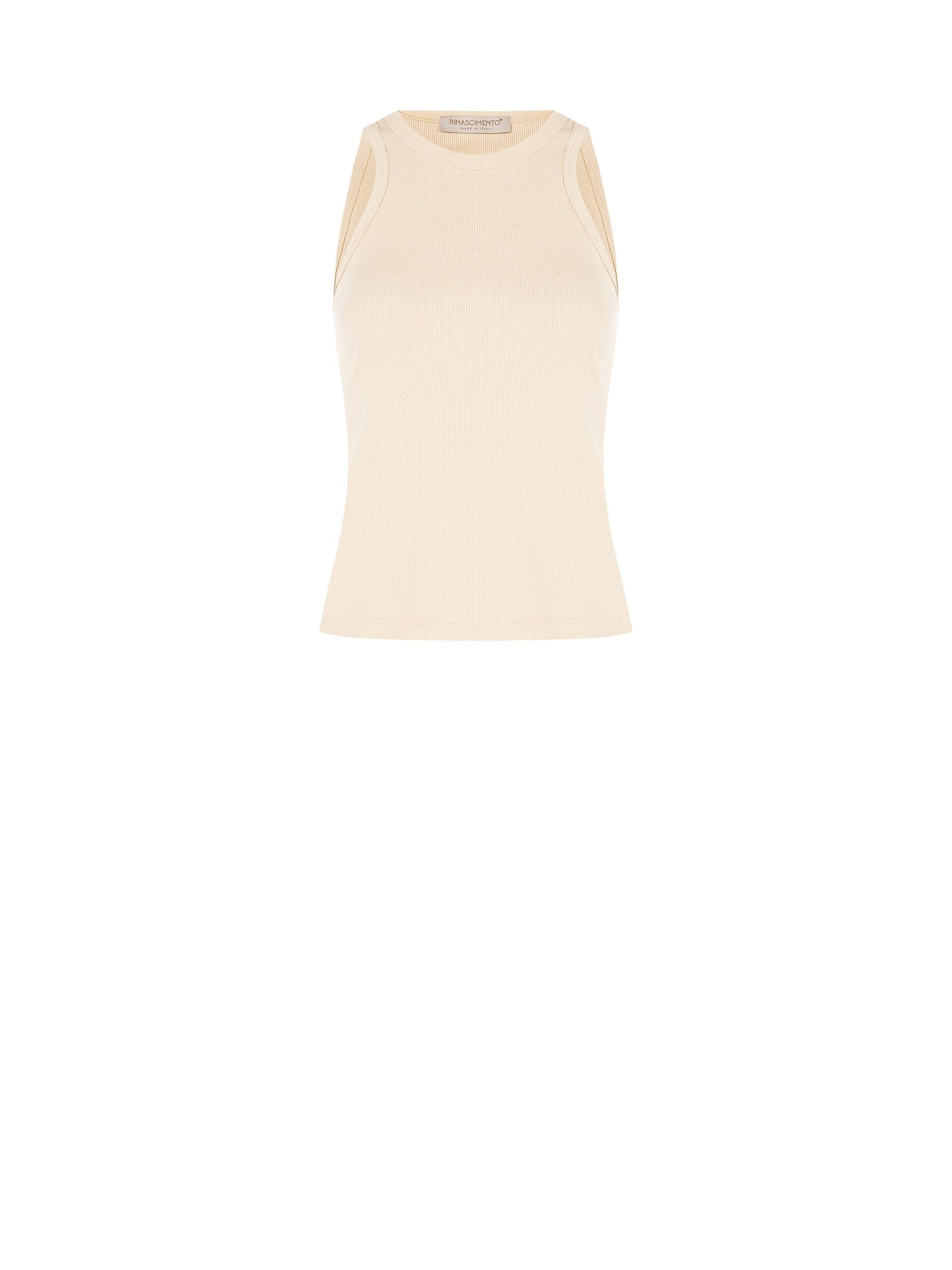 Top Aderente In Misto Cotone Rinascimento