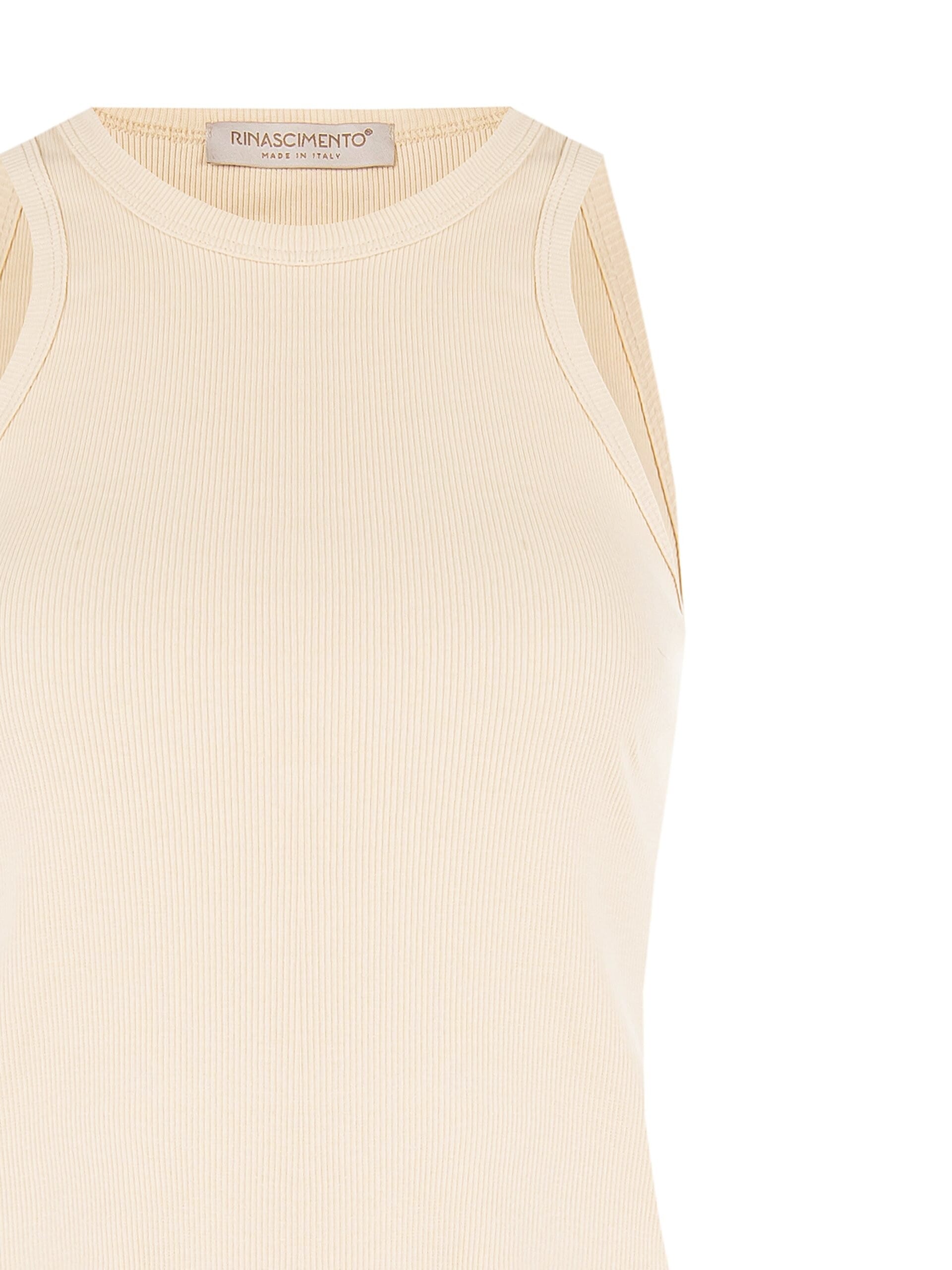 Top Aderente In Misto Cotone Rinascimento