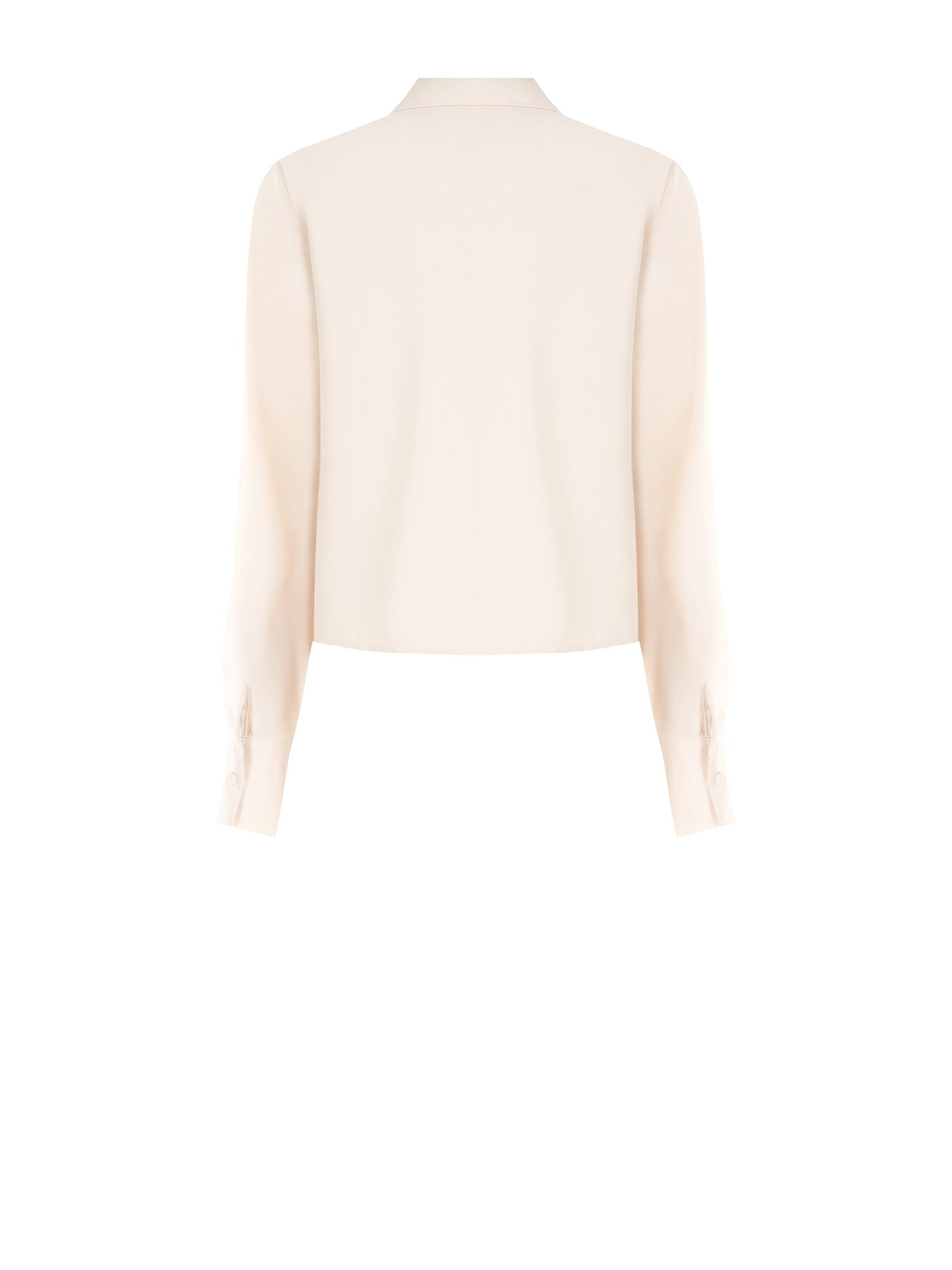 Chemise en satin opaque fluide avec paillettes Rinascimento