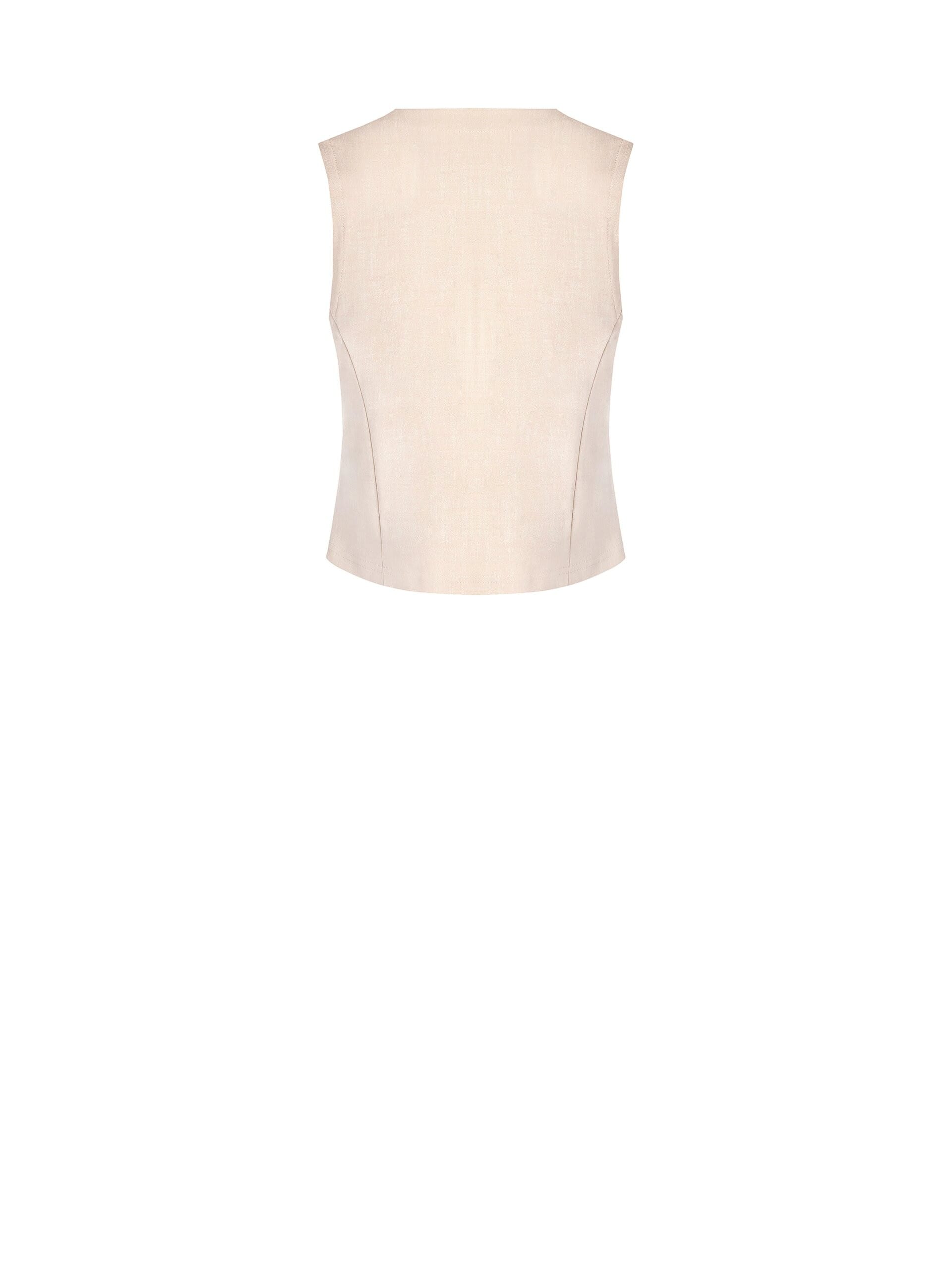 Gilet In Punto Milano Leggero Effetto Fiammato Rinascimento