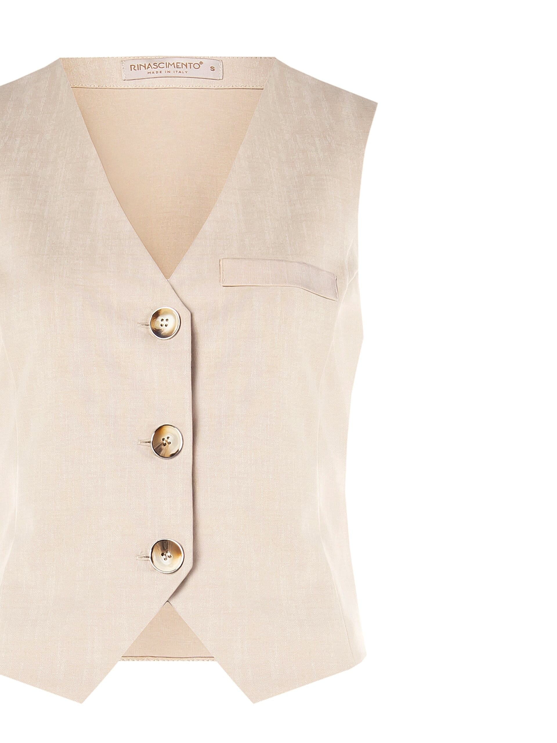 Gilet In Punto Milano Leggero Effetto Fiammato Rinascimento