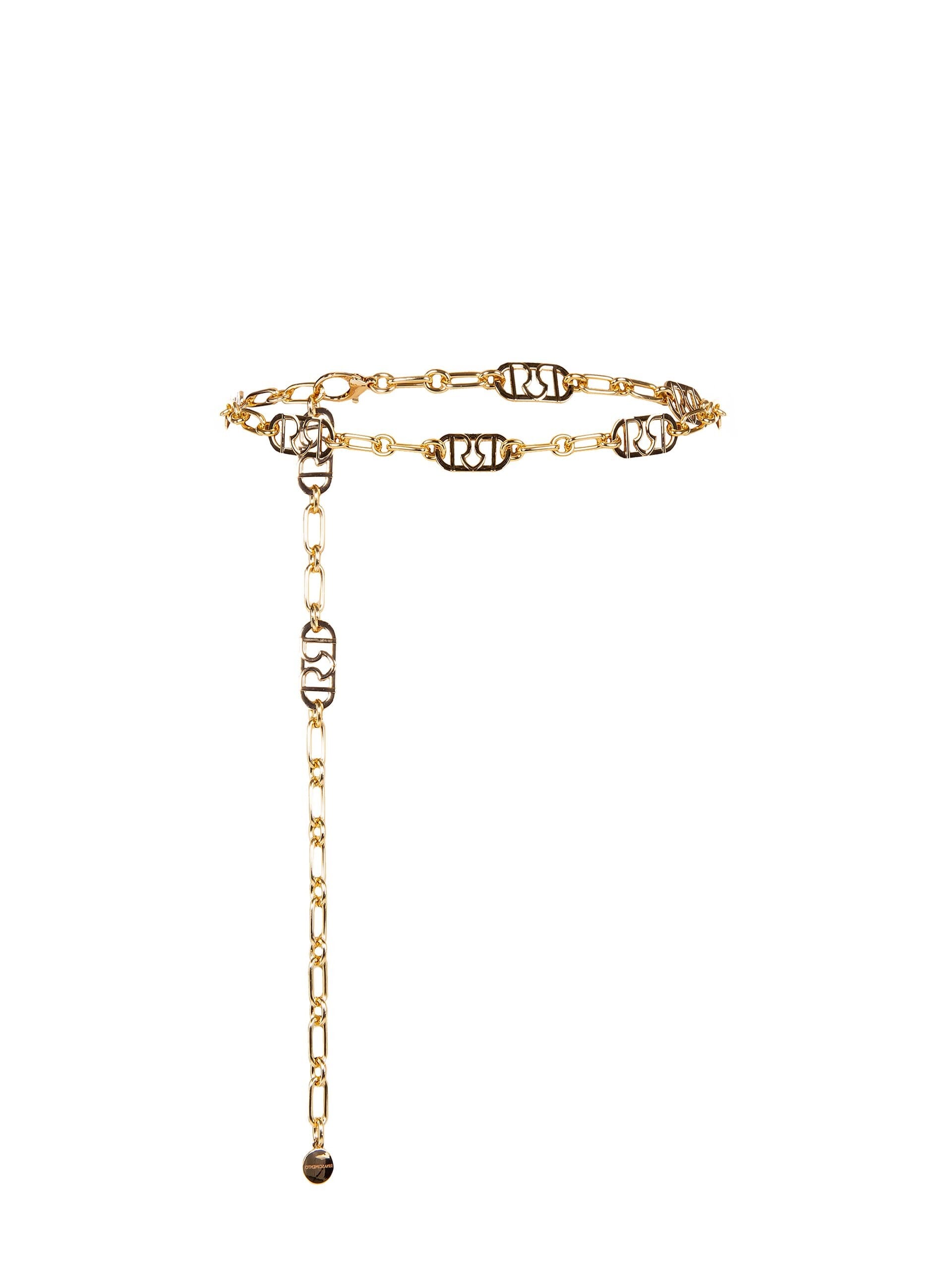 Cintura A Catena Regolabile Con Logo Ovale Rinascimento