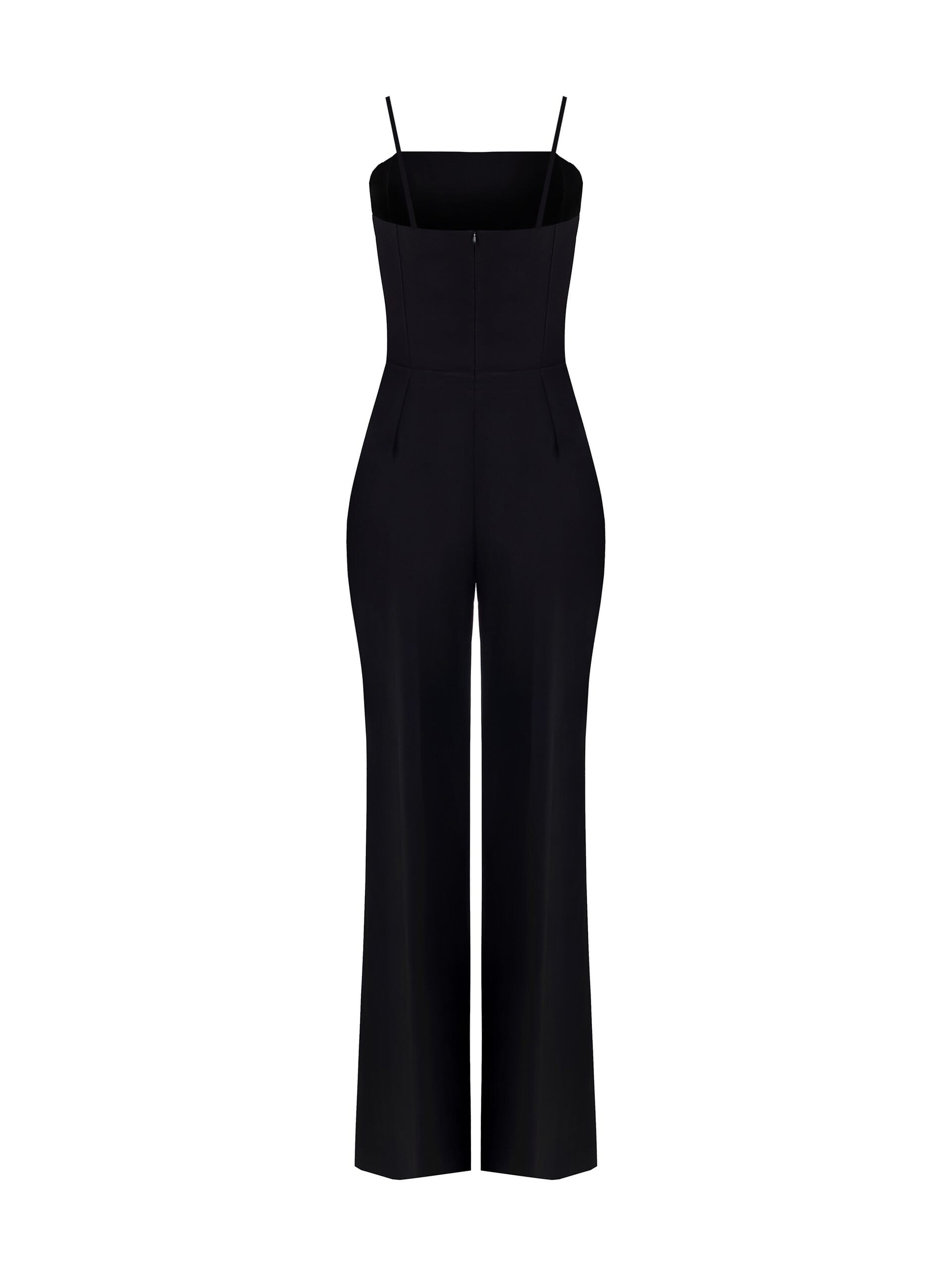 Costume une pièce Palazzo en tissu technique avec strass Rinascimento