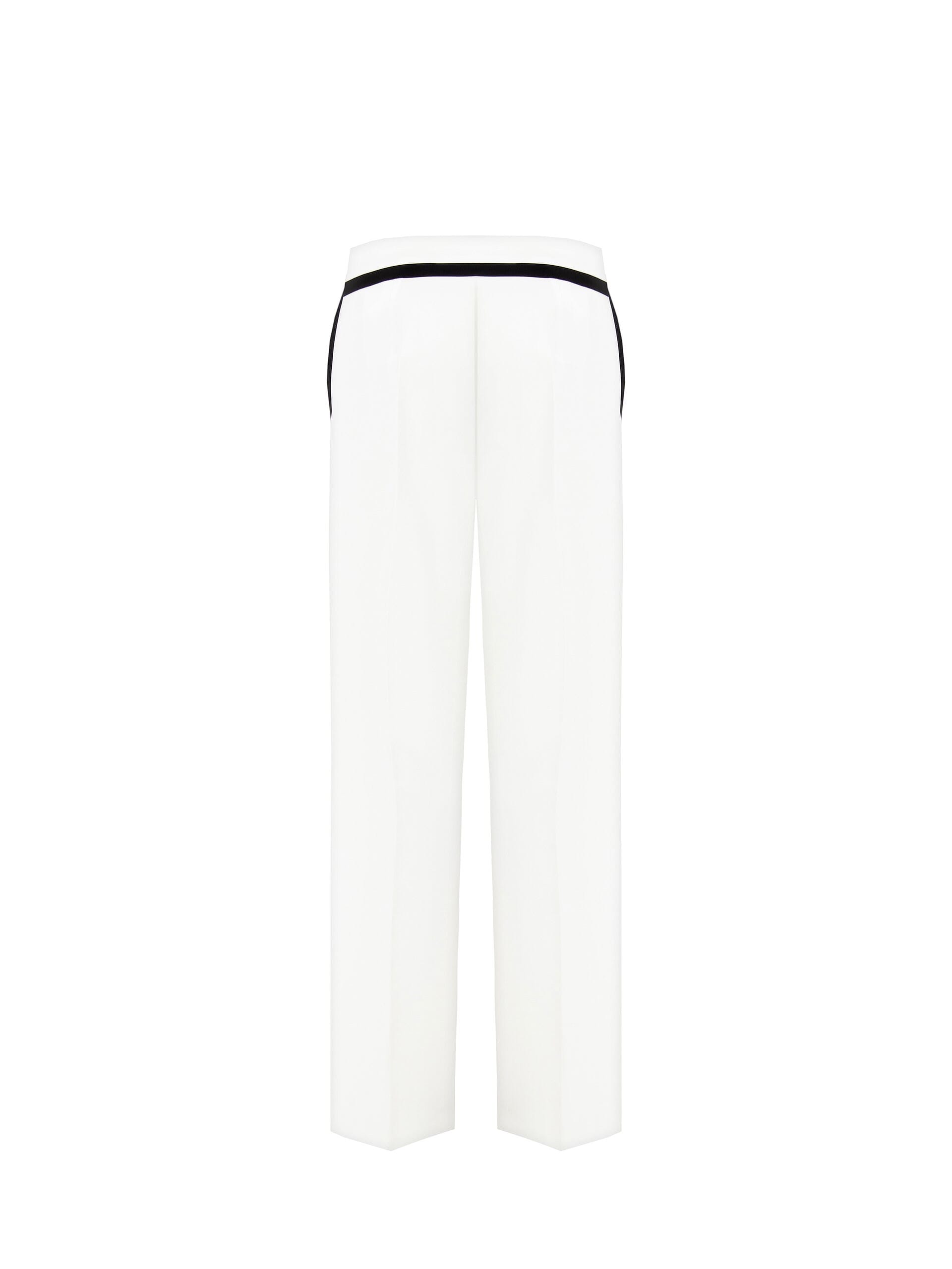 Pantaloni Palazzo In Tessuto Tecnico Con Tasche Rinascimento