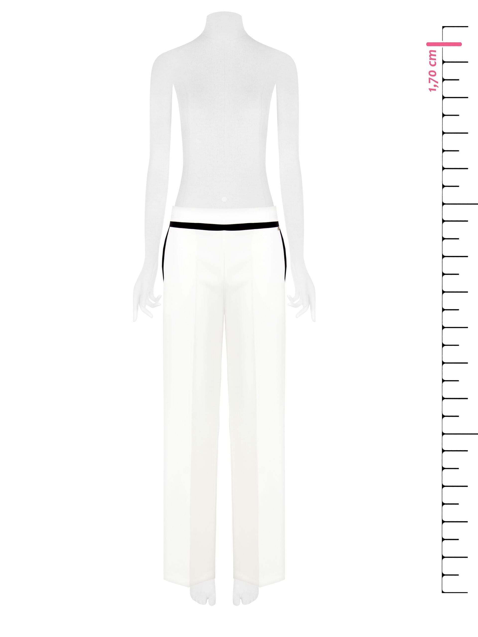 Pantaloni Palazzo In Tessuto Tecnico Con Tasche Rinascimento