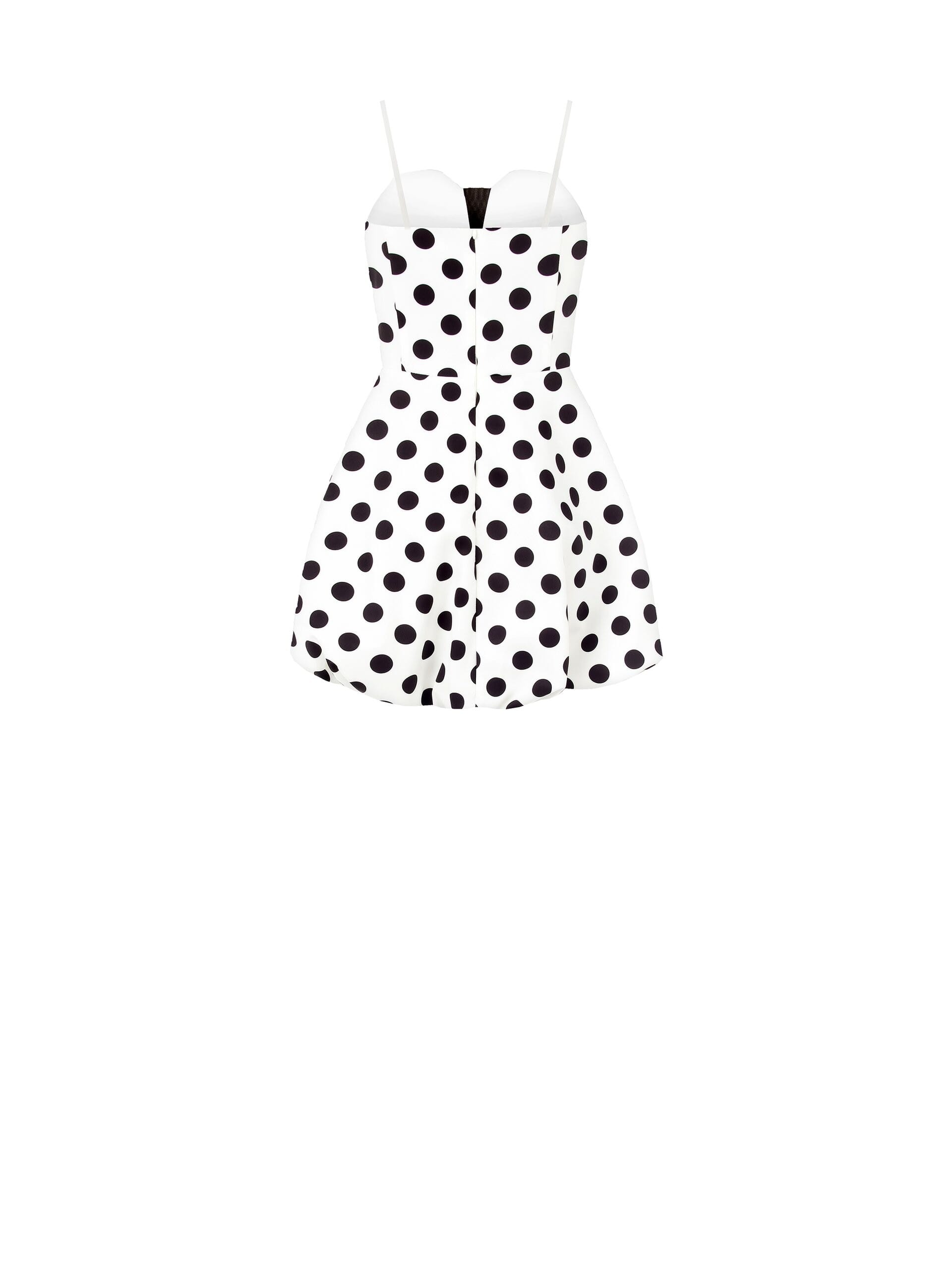 Abito Corto A Palloncino A Pois Rinascimento