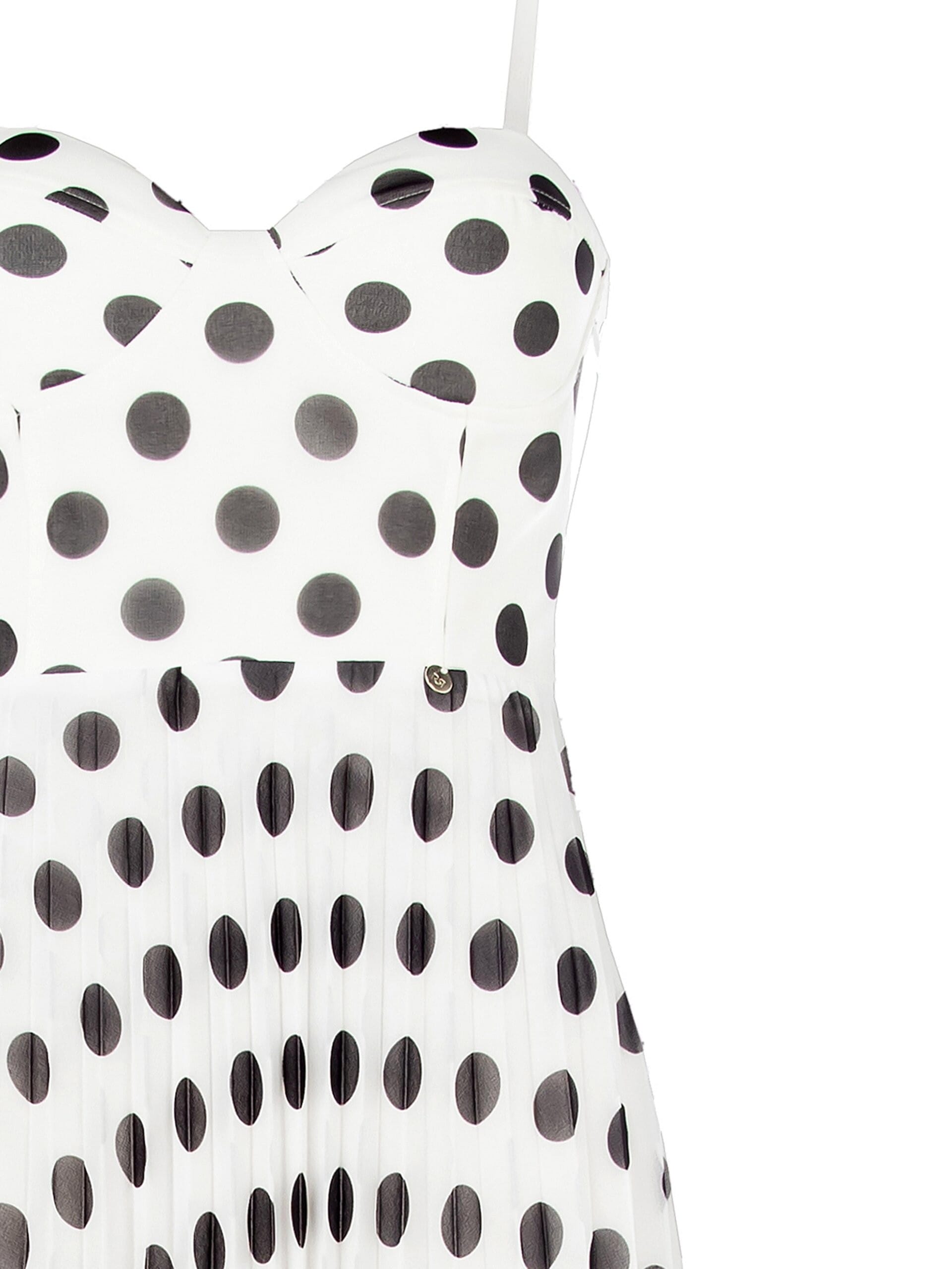 Abito Midi A Ruota Plissé In Georgette Rinascimento