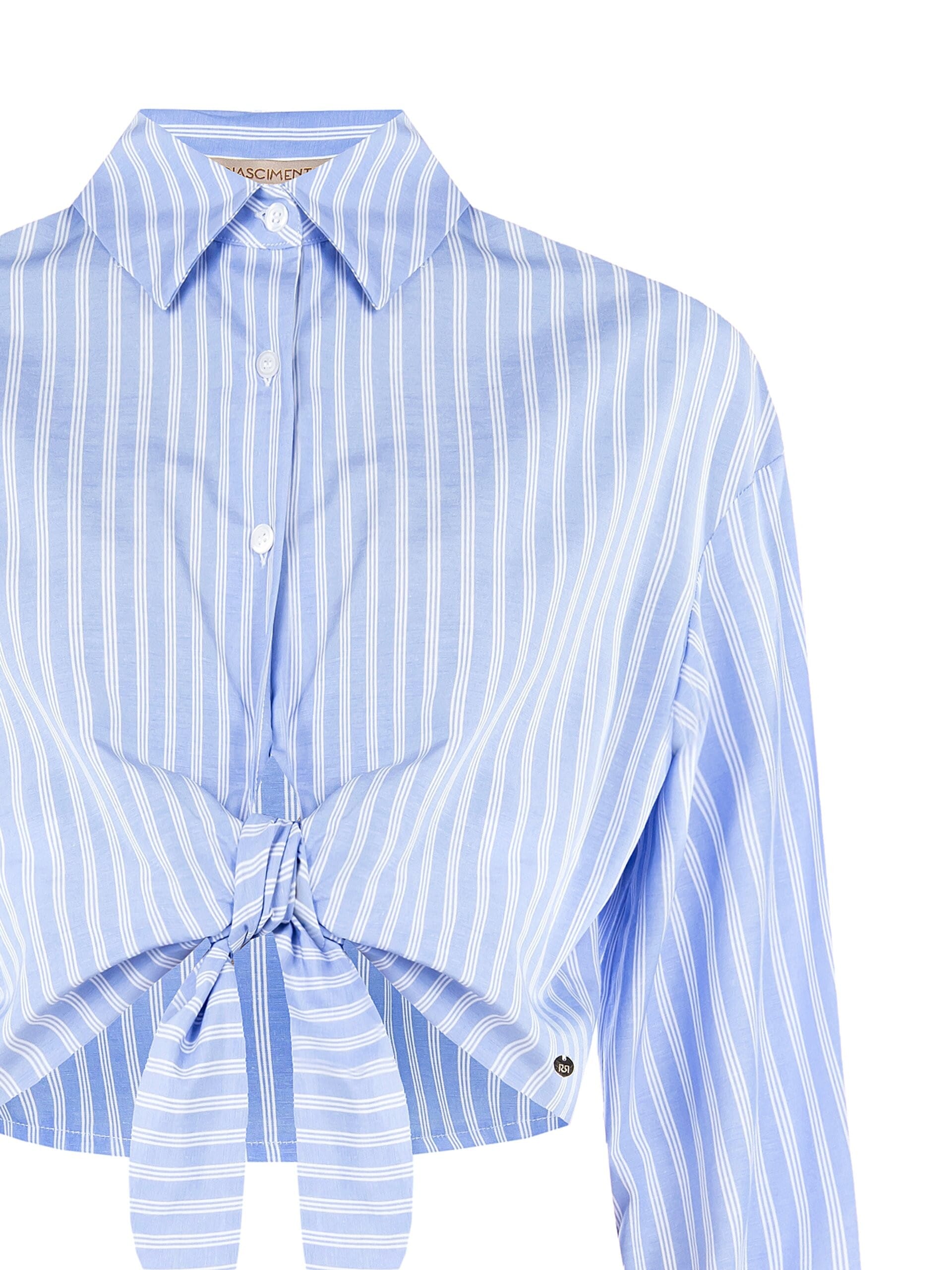 Camicia Corta Da Annodare In Misto Cotone Rinascimento