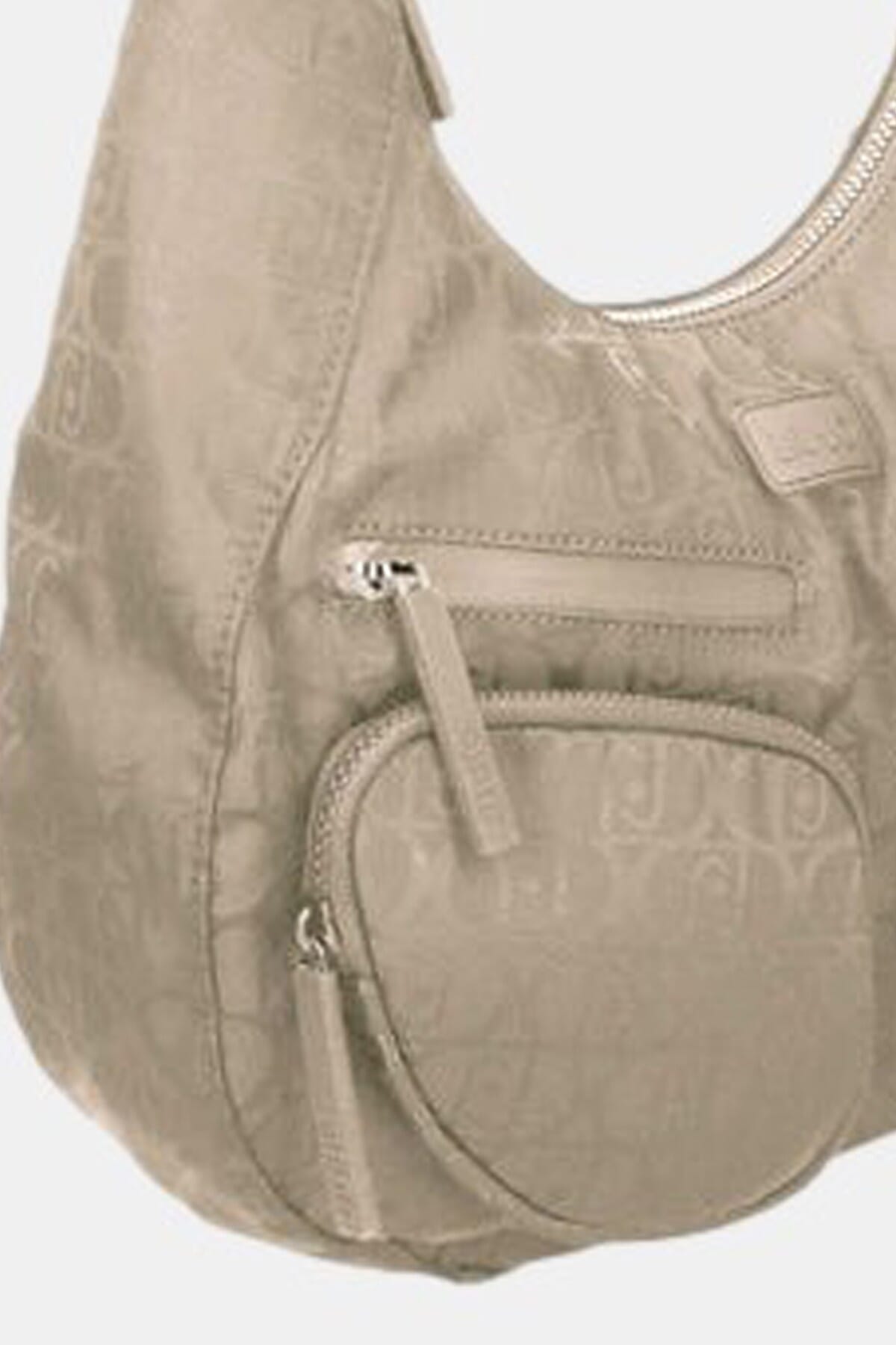 Liu Jo Jacquard Nylon Shoulder Bag