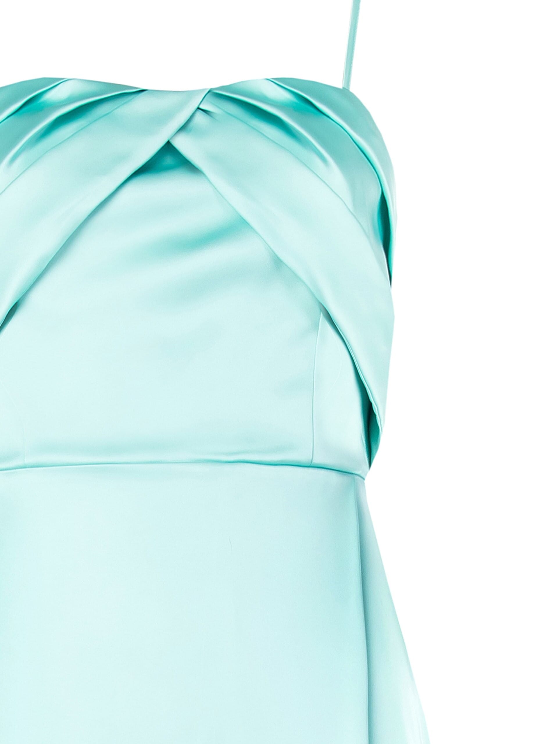 Abito Lungo In Raso Rinascimento