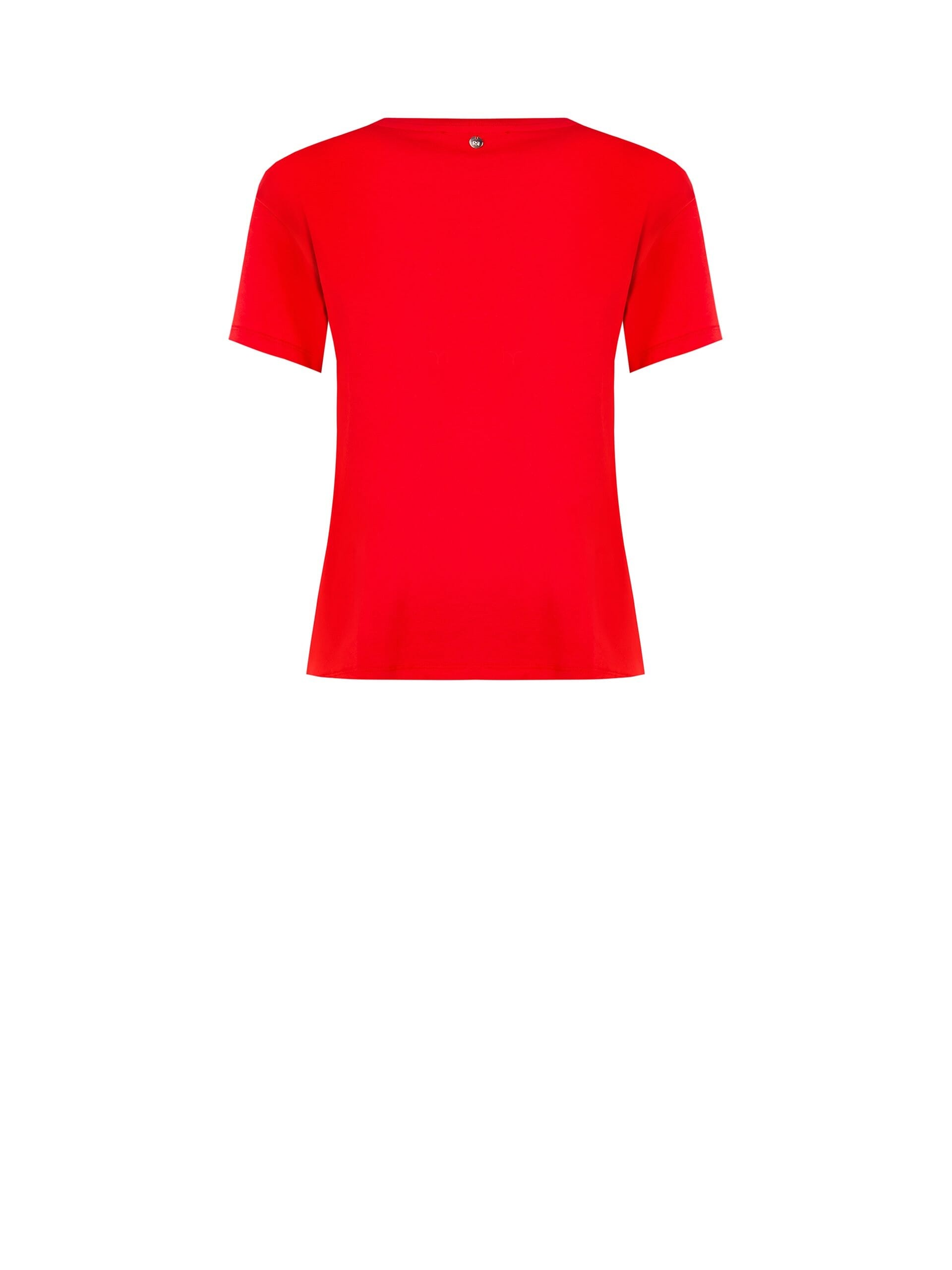 T-Shirt Regular In Cotone Con Slogan Rinascimento