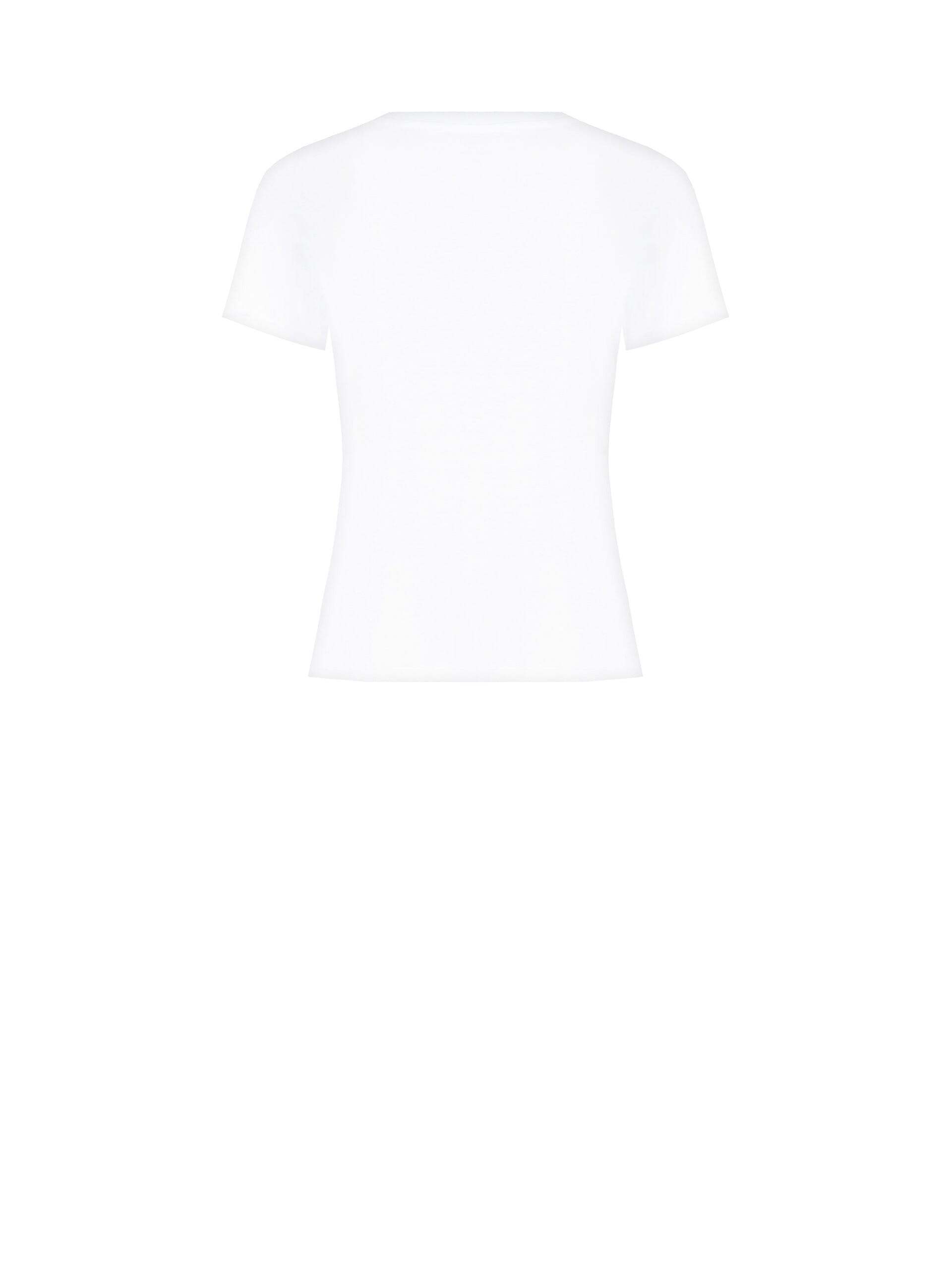 T-Shirt Regular In Cotone Con Stampa Donna Rinascimento