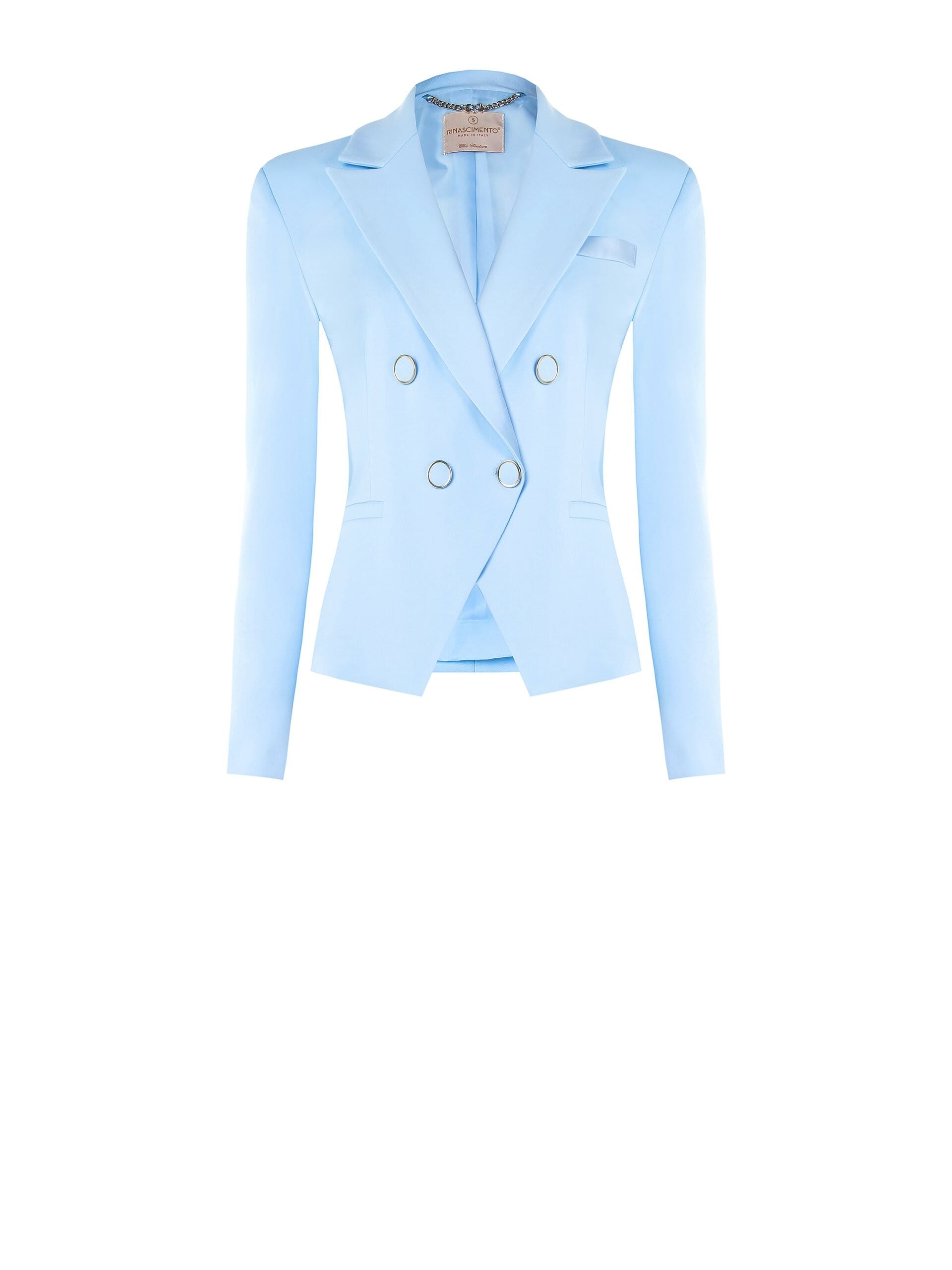 Giacca Blazer Sfiancata In Tessuto Poliviscosa Rinascimento