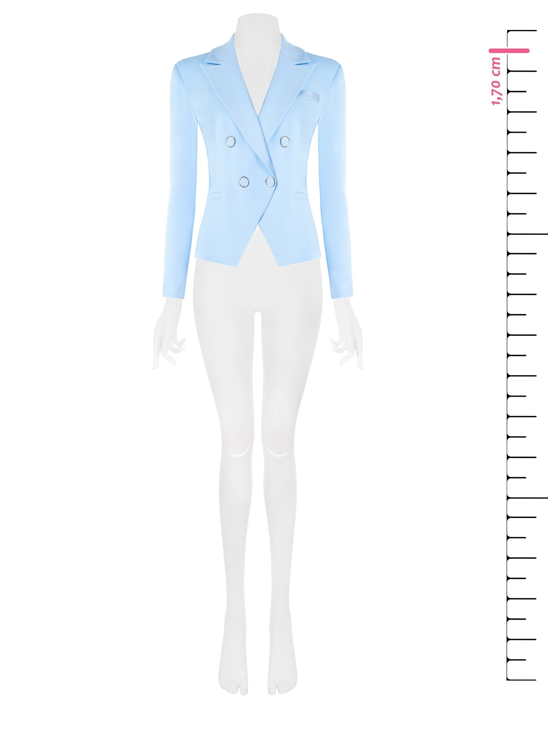 Giacca Blazer Sfiancata In Tessuto Poliviscosa Rinascimento