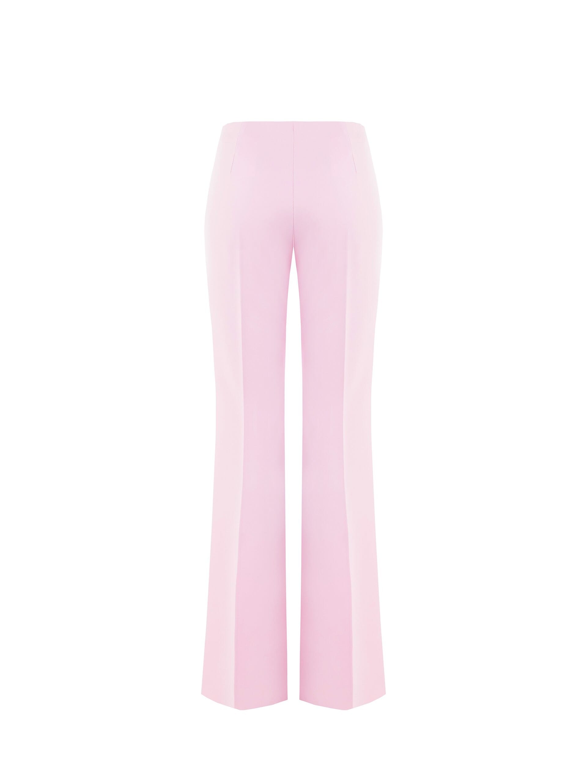 Pantaloni Dritti In Tessuto Tecnico Con Zip Laterale Rinascimento