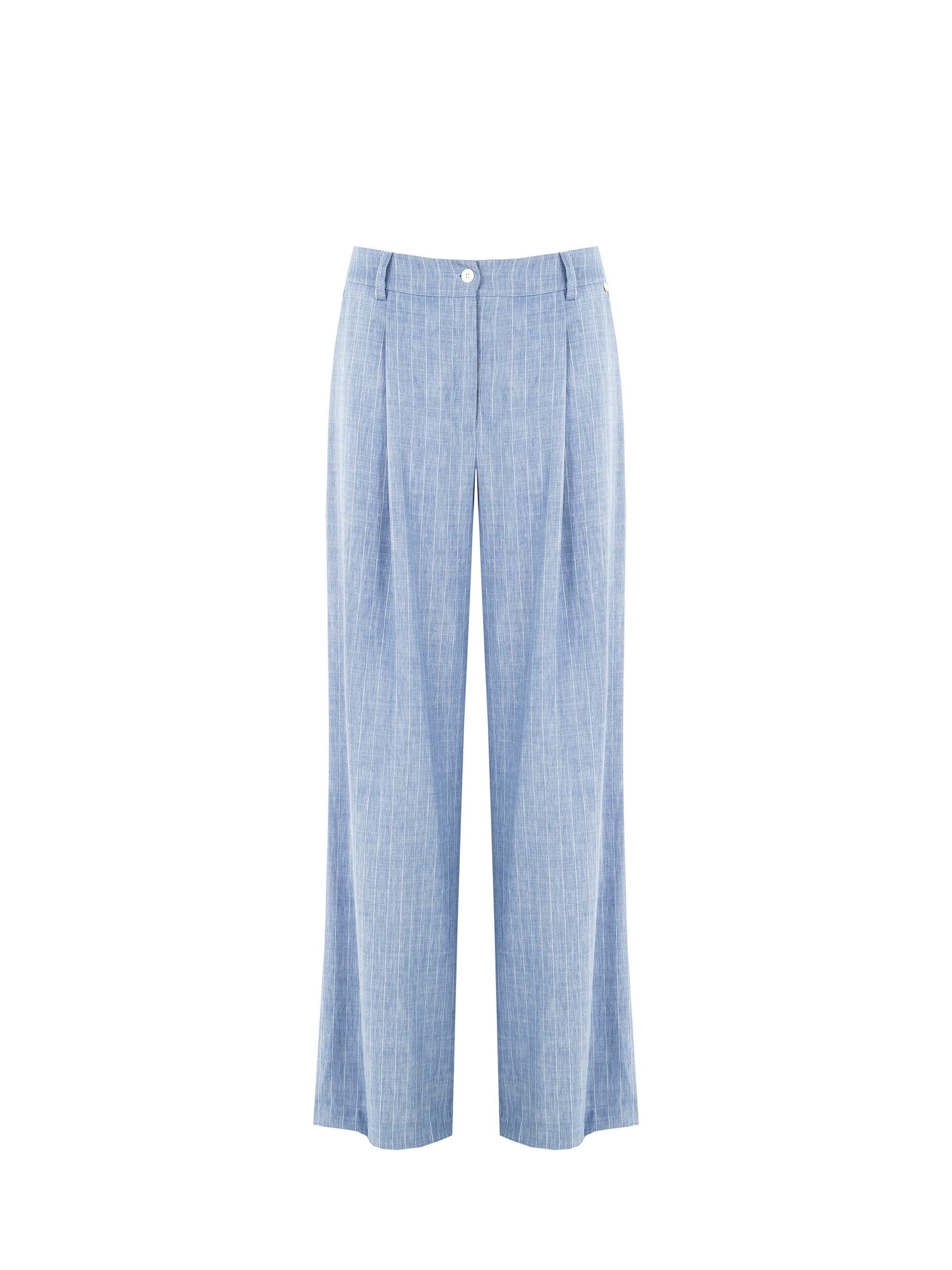 Pantalon Palace tissé à effet denim avec poches Rinascimento