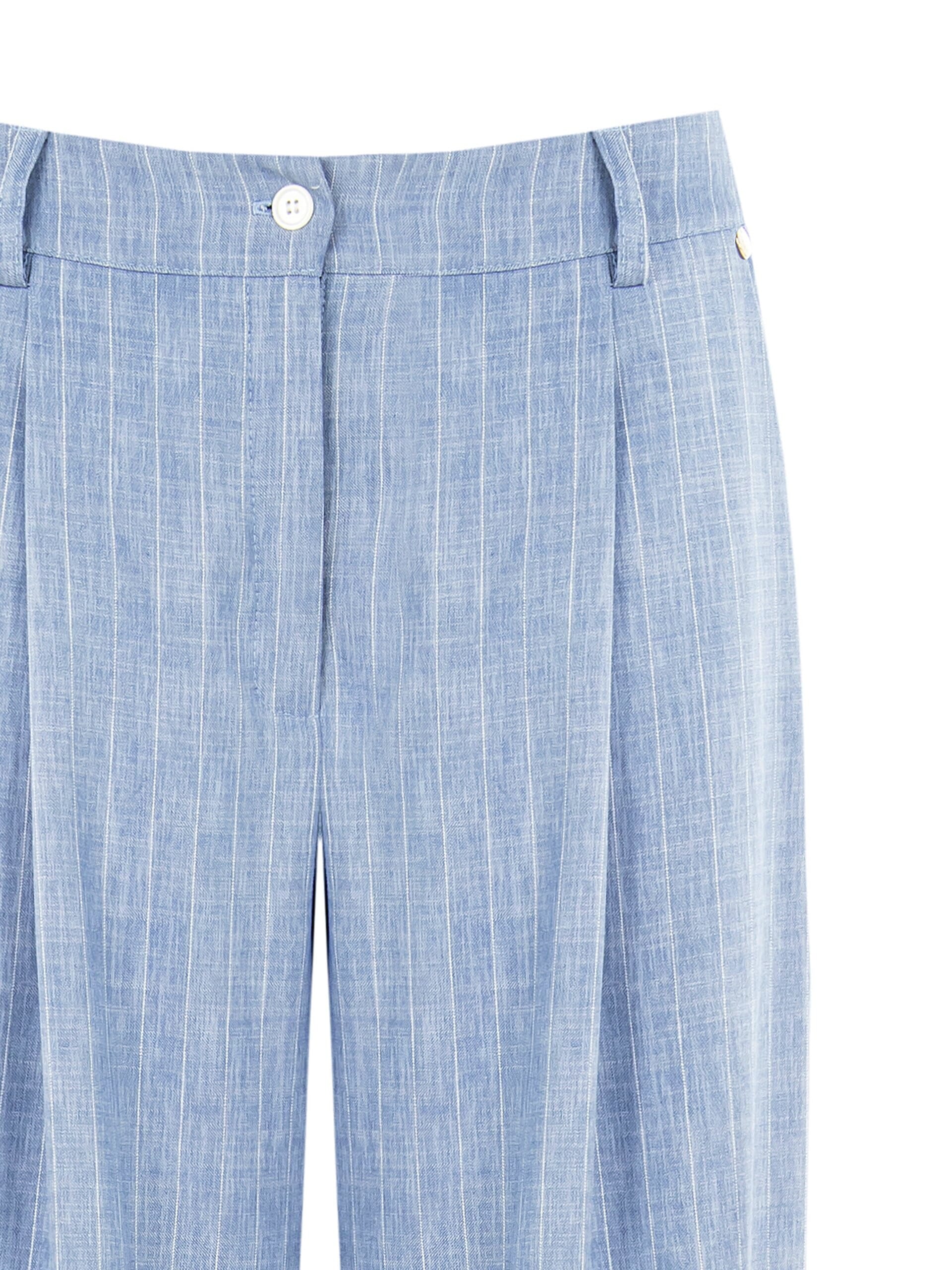 Pantalon Palace tissé à effet denim avec poches Rinascimento